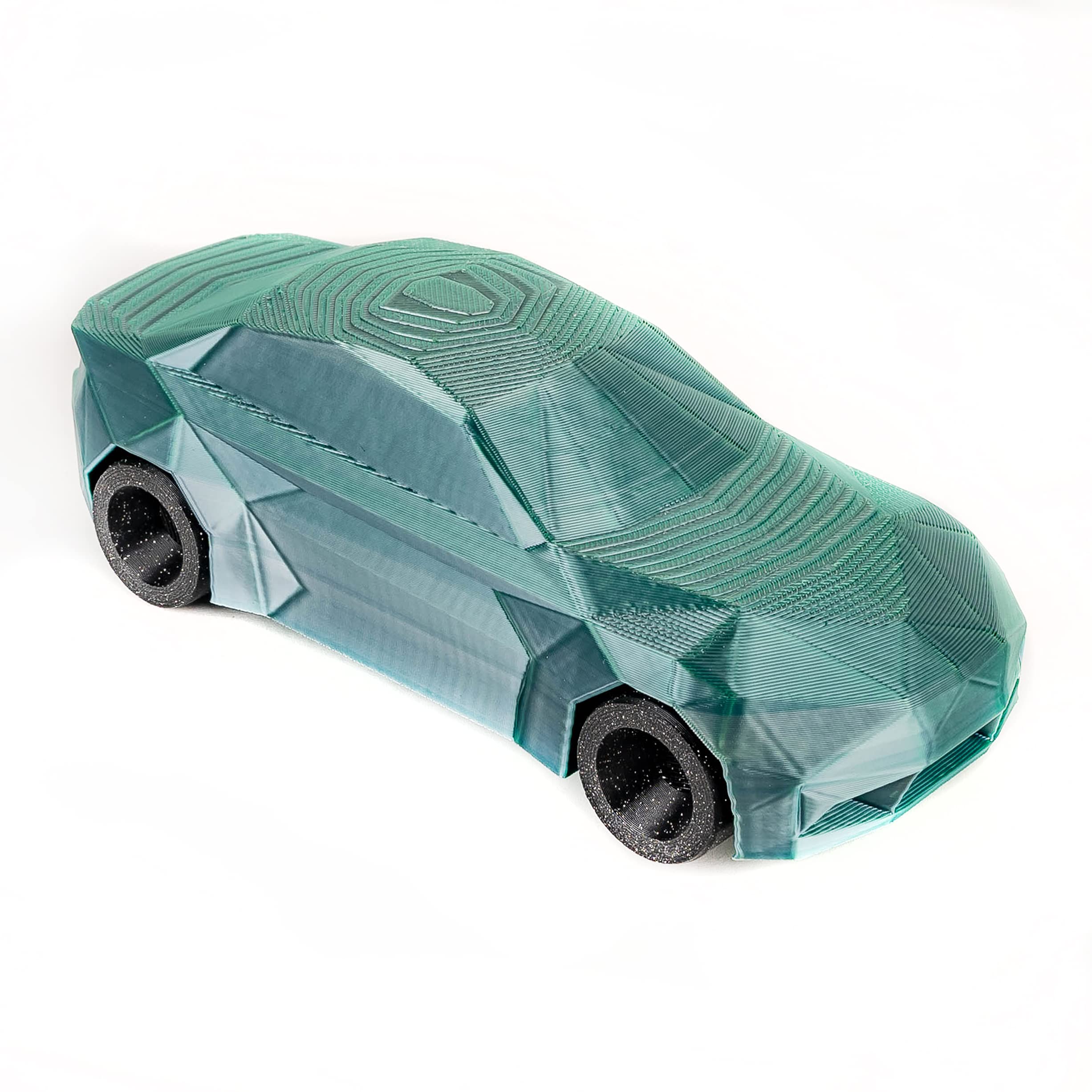 Polymaker Dual Color Silk Pla Filament 1.75Mm Silk Jadeite (Green Chrome), Coextrusion Shiny 3D Printer Pla Filament Dichromatic