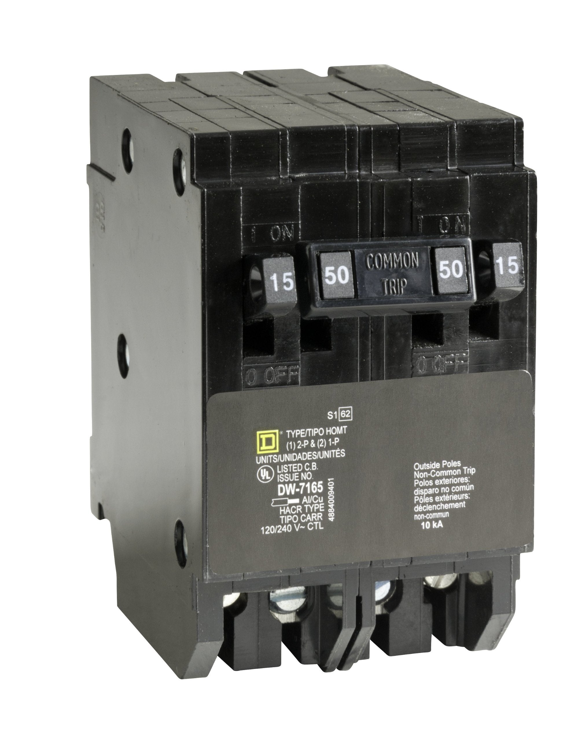 Square D   Homt1515250Cp Circuit Breaker, Black