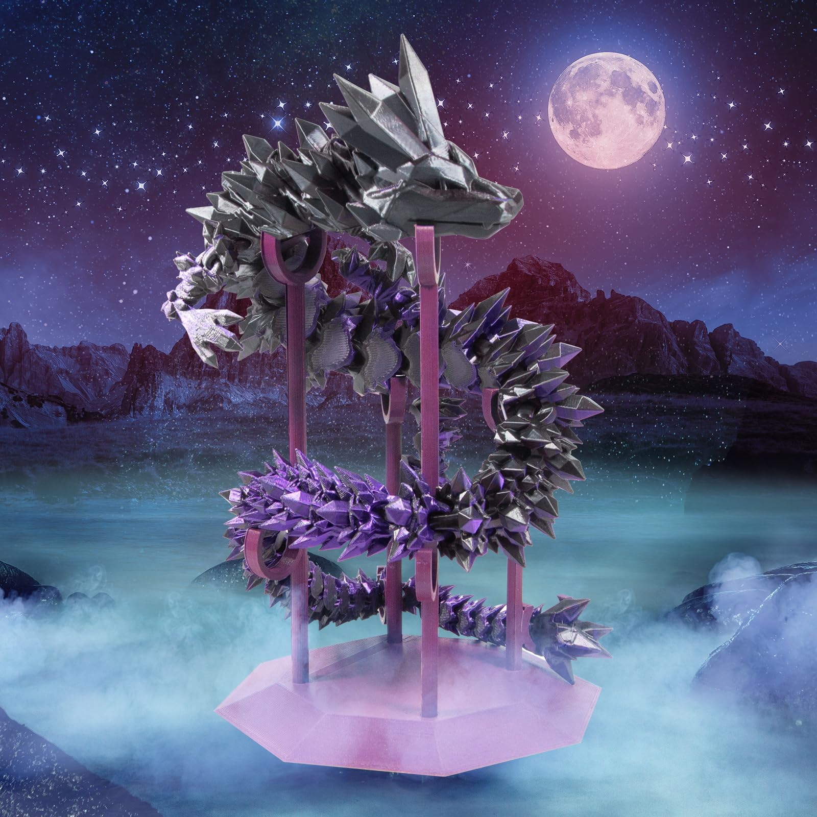 Isanmate 3D Printer Filament, Pla Filament 1.75Mm Dual Color Filament, Shiny Silk Pla Coextruded Filament, 3D Printing Filament