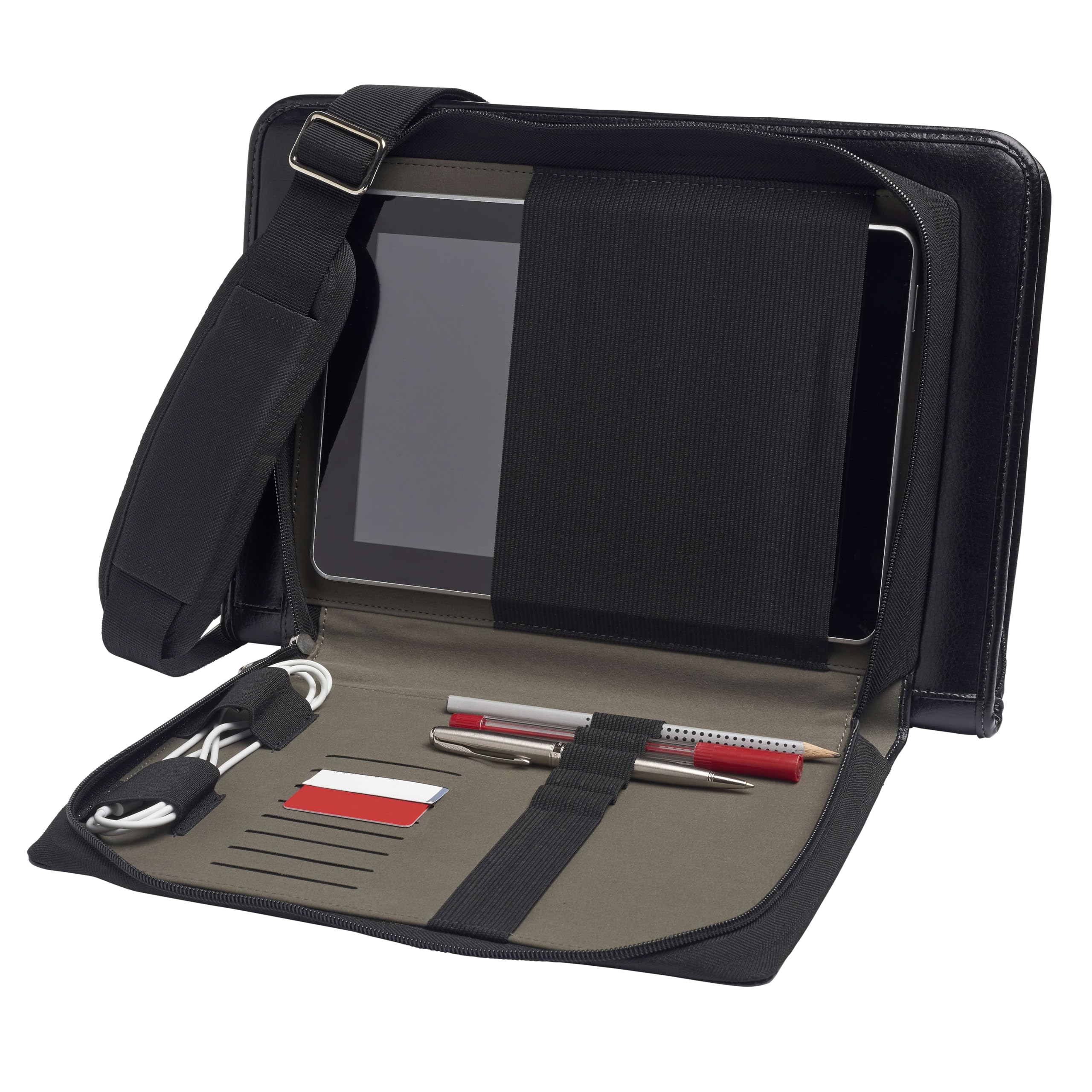 Broonel   Contour Series   Black Heavy Duty Leather Protective Case   Compatible With Msi Summit E16 Ai Studio   A1V 16'' Laptop