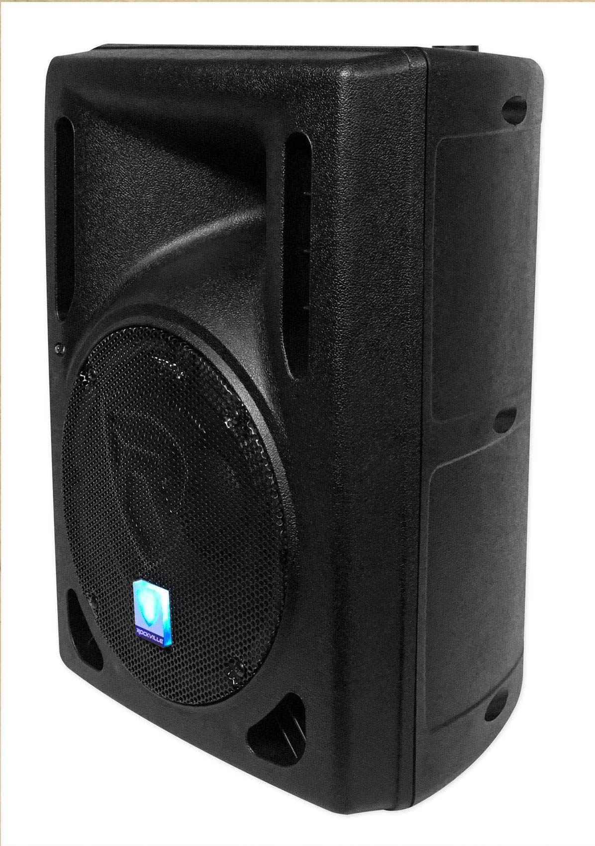 Rockville Rpg8Bt V2 8 Powered 400W Dj Pa Speaker Bluetooth/Wireless/Remote/Eq, Black