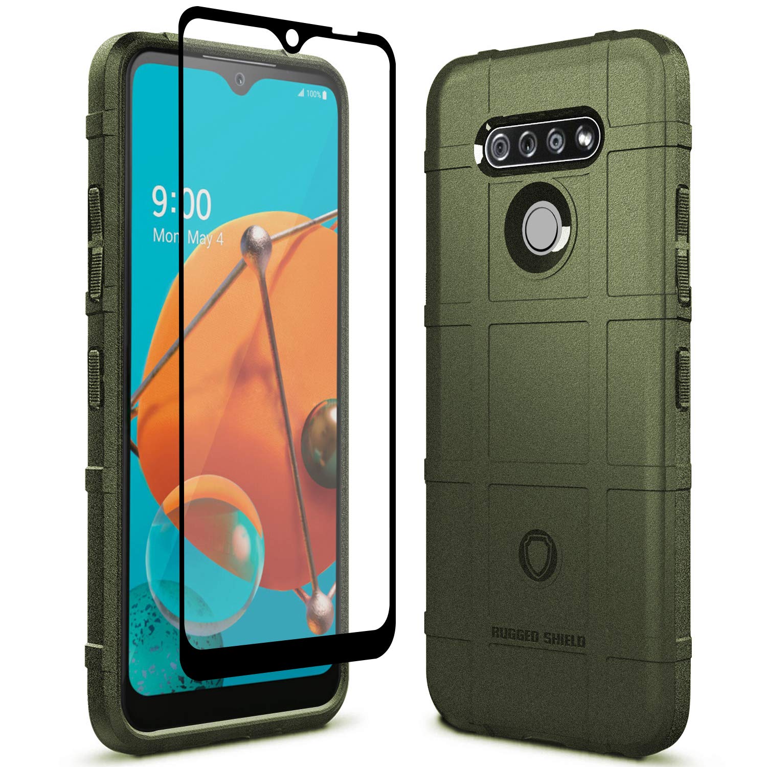 Sucnakp For Lg K51 Case Lg Reflect Case Lg Q51 Case With Screen Protector Heavy Duty Shock Absorption Phone Cases Impact Resista