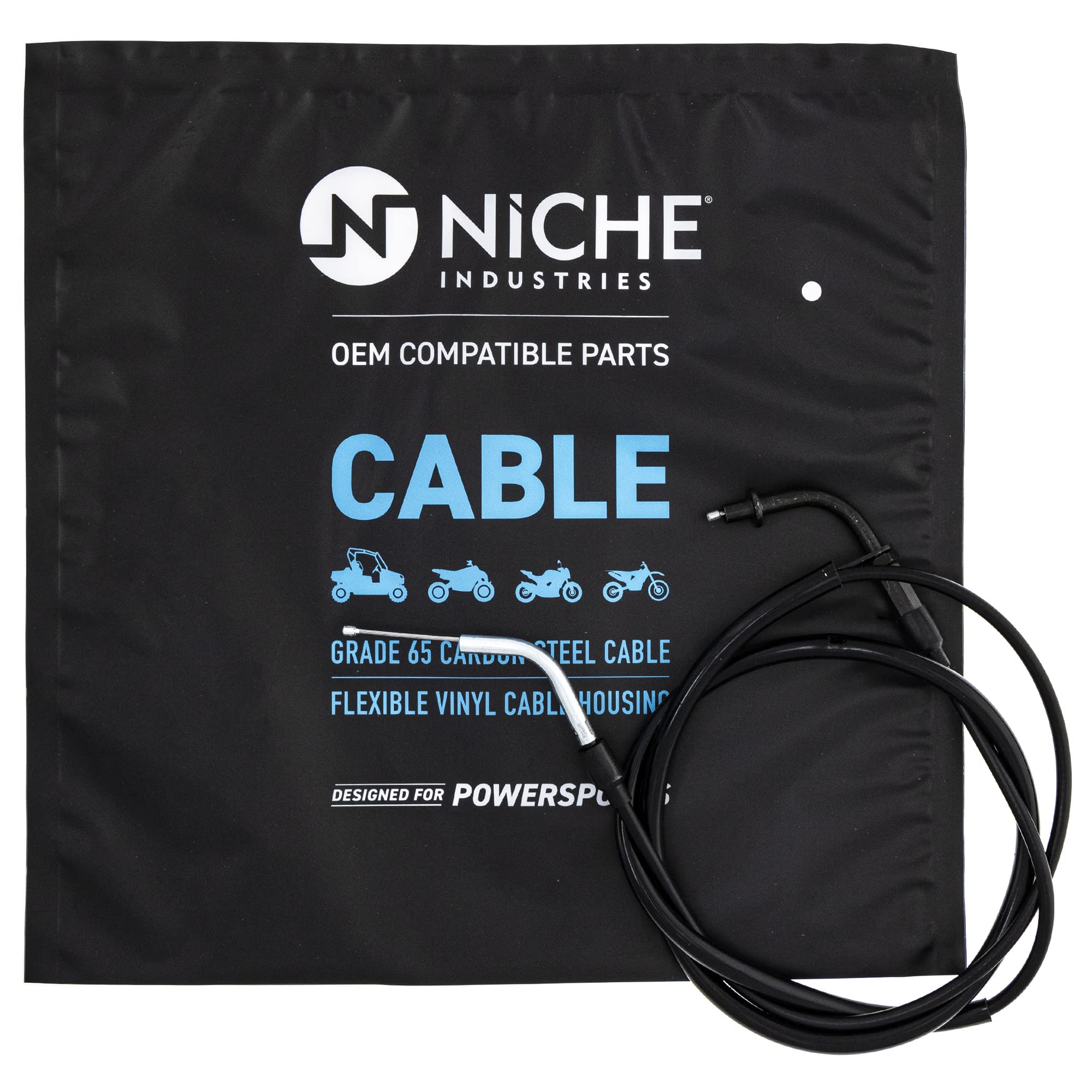 Niche Choke Cable For Suzuki Lt230E Quadrunner Lt300E Lt250 Ltf250 Ozark Ltf300F King Quad 58410 19B10 58410 41X0
