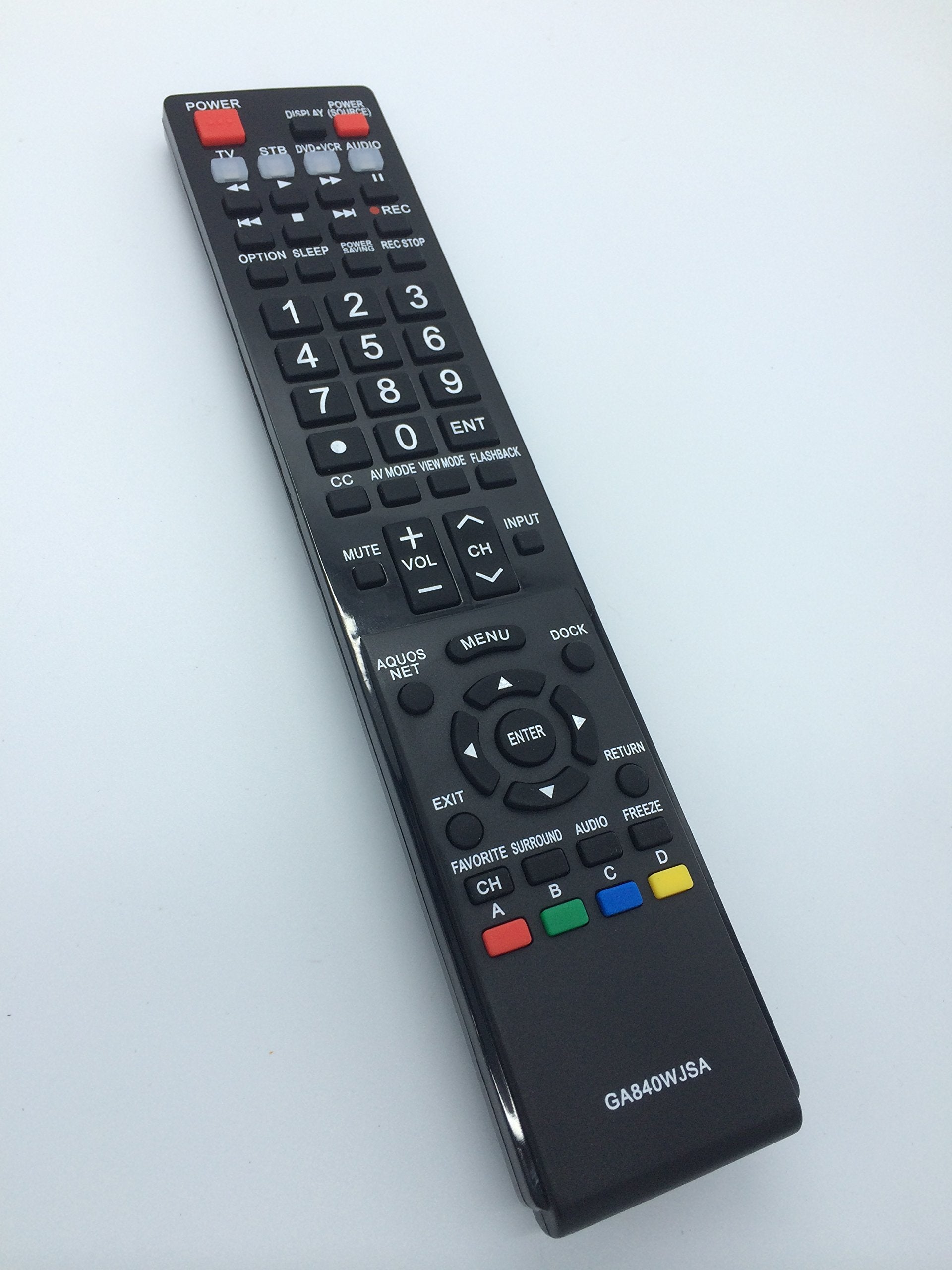 Ga840Wjsa Replaced Remote Fit For Sharp Aquos Tv Lc 40Le810 Lc 40Le820 Lc 46Le810 Lc 46Le820 Lc 52Le810 Lc 52Le820 Lc 60Le810 Lc
