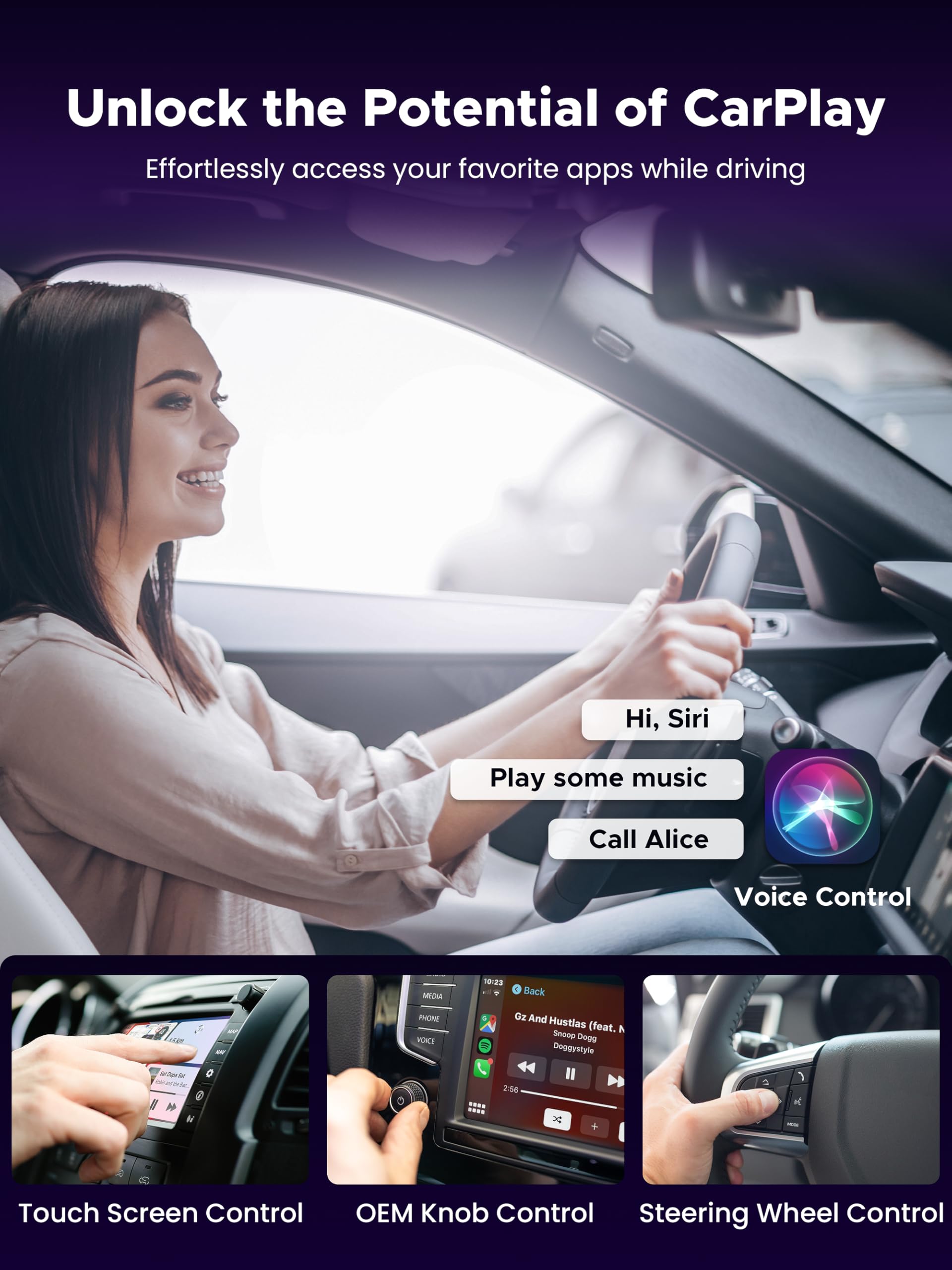 Car Tv Mate Pro, 2 In 1 Hdmi Steaming & Wireless Carplay Adapter, 2025 Upgraded Car Multimedia Adapter Fit For Fire Tv Stick/Gam