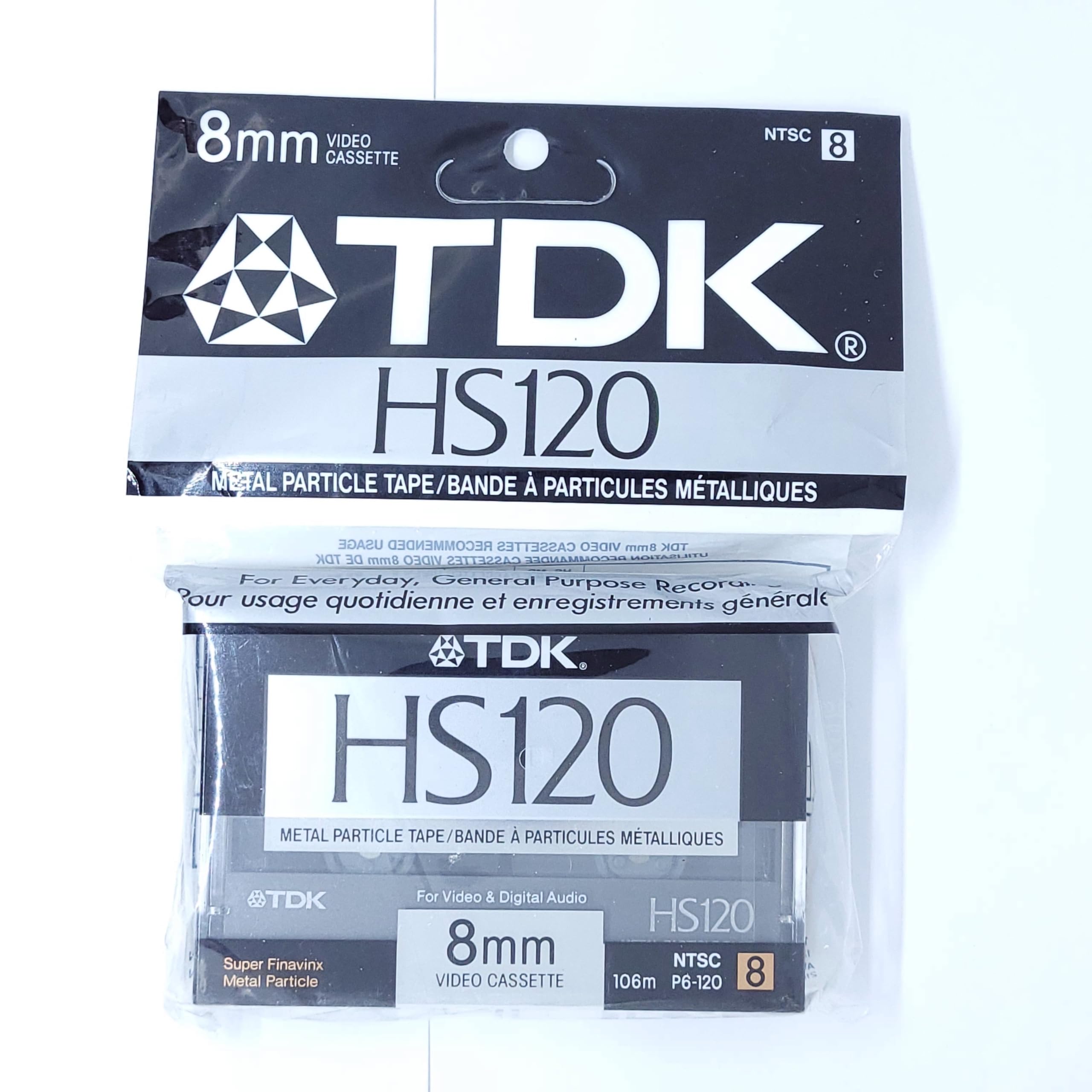 TDK P 120HS Premium 8mm Cassette