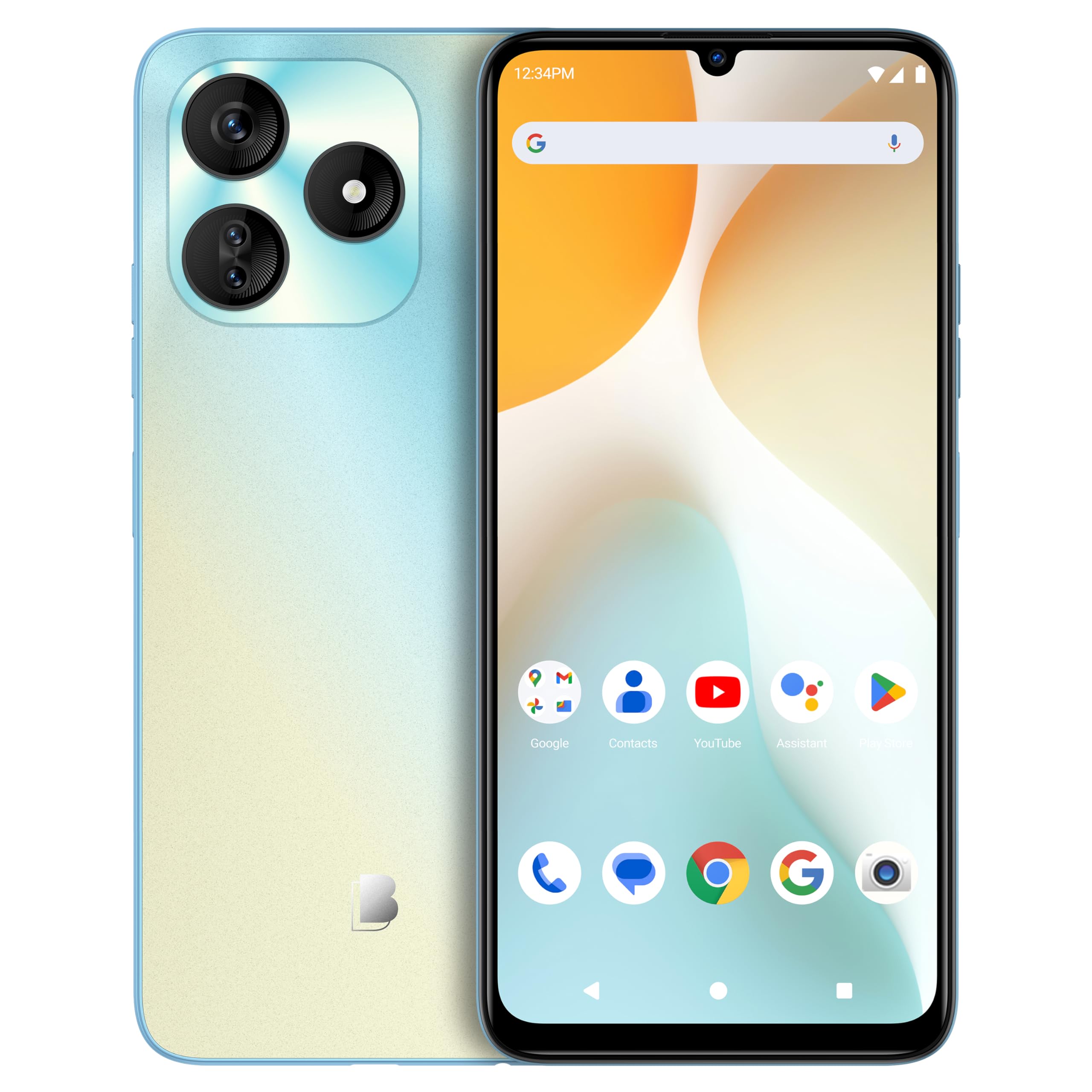 BLU G64L | Unlocked | 6.8    HD+ Infinity Display | 128/4GB | Triple 13MP Main Camera | US Version | US Warranty | Light Blue