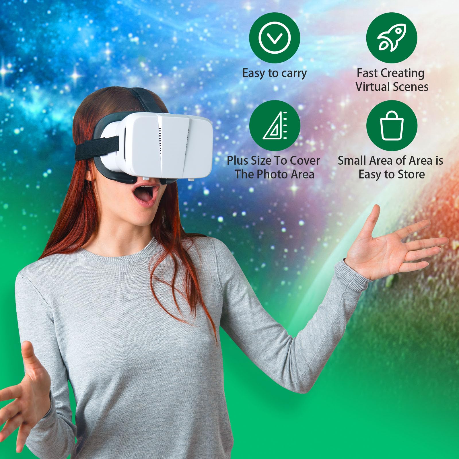 Portable Green Screen Chair,Grabado 56 In Greenscreen Backdrop With Stand,Collapsible Small Green Background,Chroma Key,Backgrou