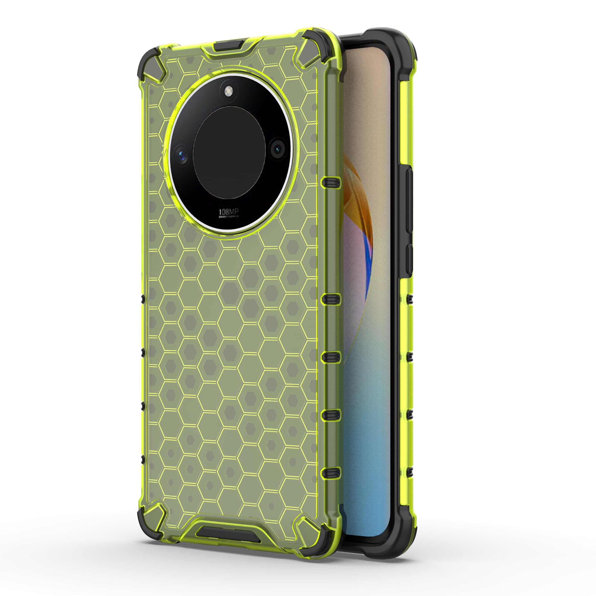 Pzwoxukhov Compatible With Honor X9B 5G / X50 5G / X50 Gt 5G Case Cover,Compatible With Honor Magic 6 Lite 5G Honeycomb Anti Dro