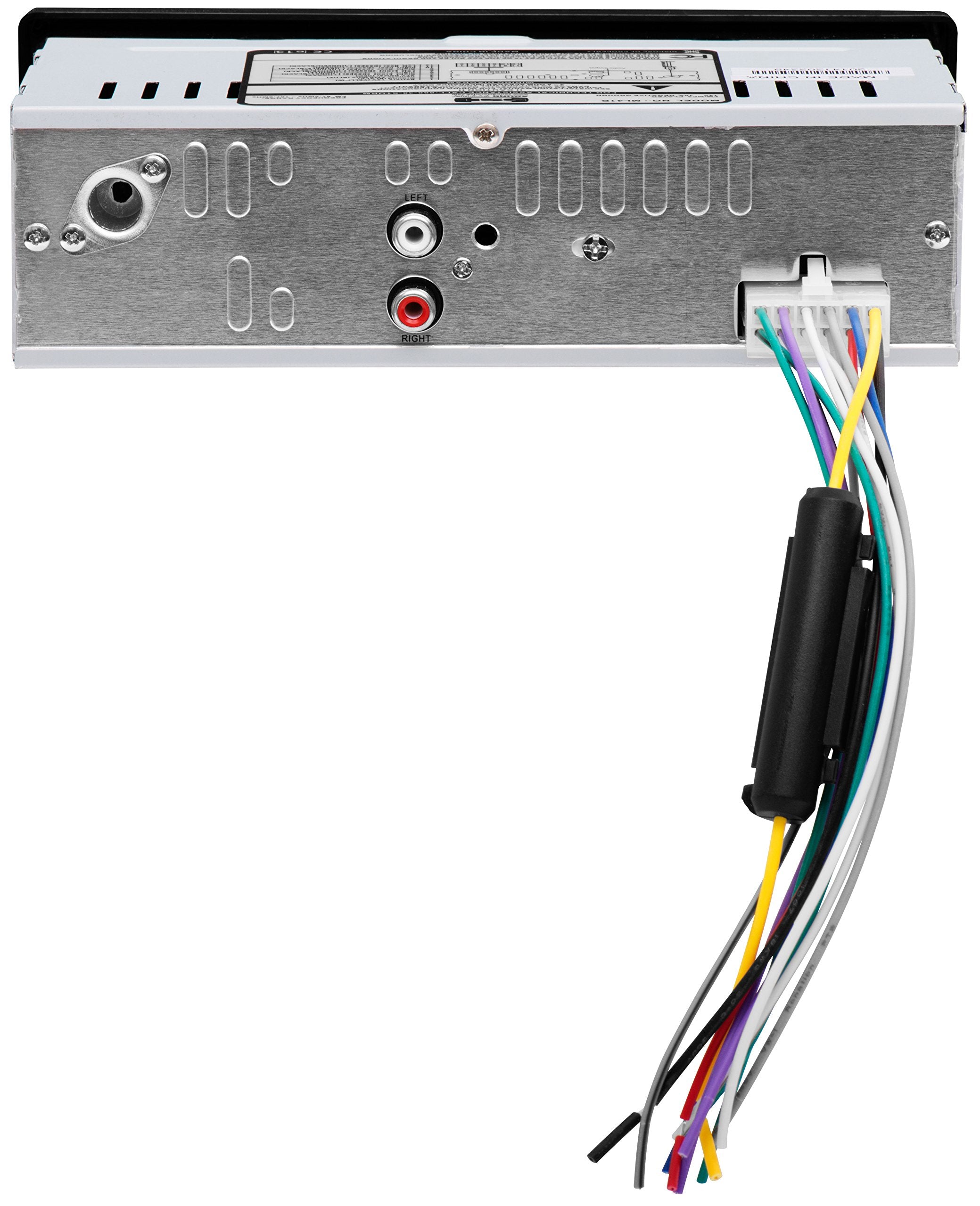Sound Storm Laboratories Ml41B Car Audio Stereo - Single Din, Bluetooth, No Cd Dvd Player, Fm Radio Receiver, Usb, Aux Input, Wi
