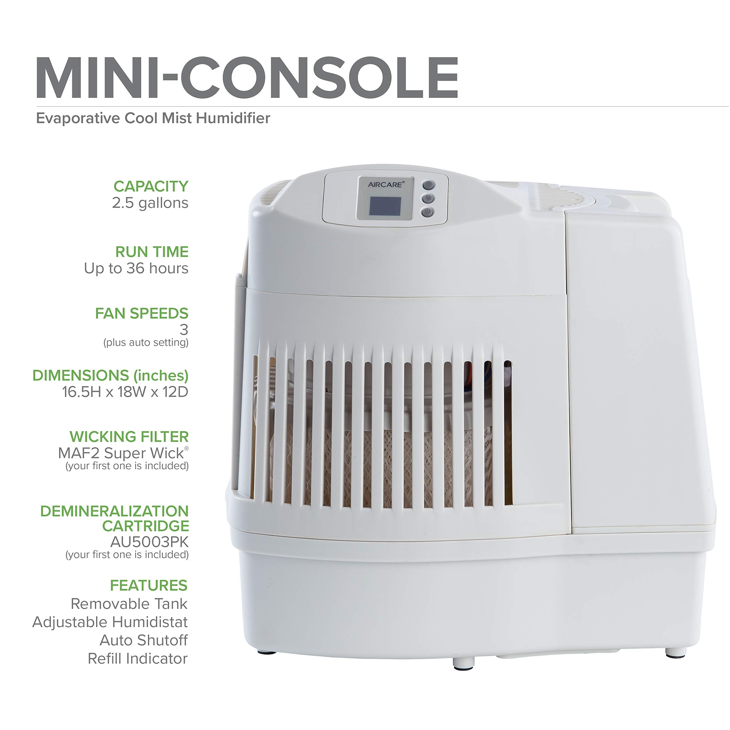 Aircare Ma Whole House Console Style Evaporative Humidifier (Mini Console)