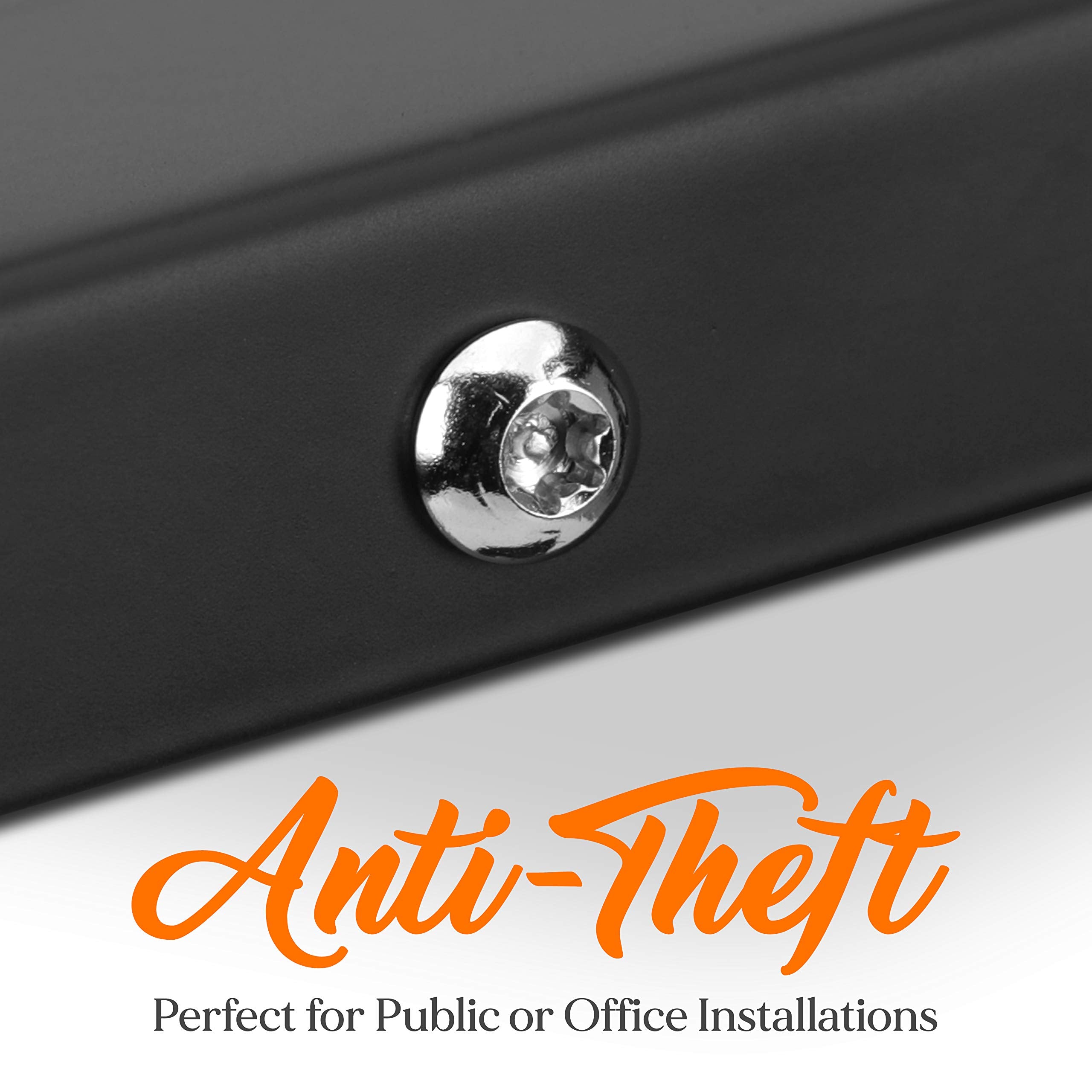 Pyle Anti Theft Tablet Security Stand Kiosk   Aluminum Metal Countertop Desktop Desk Table Mount Tablet Case Holder W/ 14 Inch P