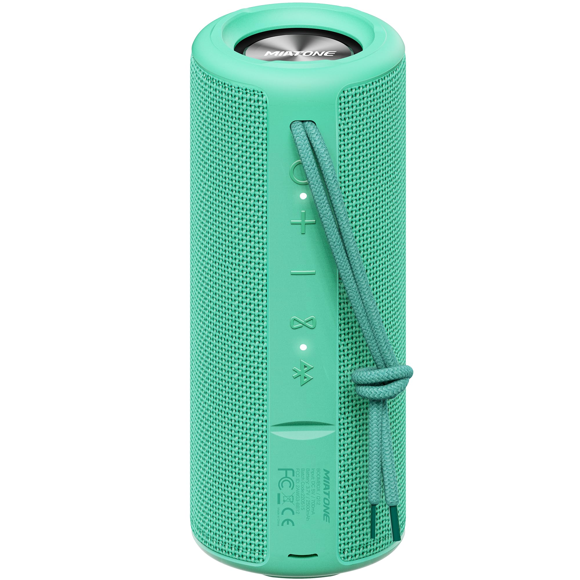 Miatone Boombox Portable Bluetooth Speaker For Her Him Women Men   Green