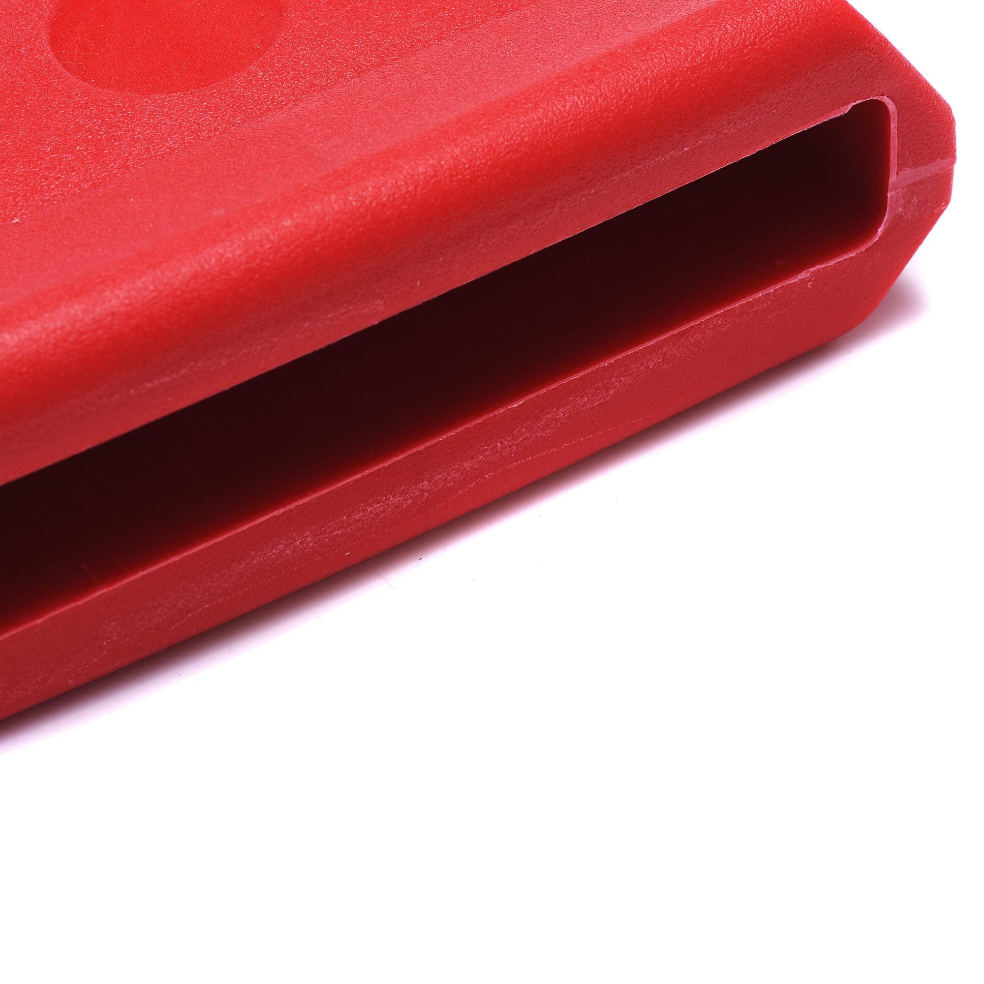 Jam Block, Plastic Musical Percussion Block, Latin Drum Instrument, Red