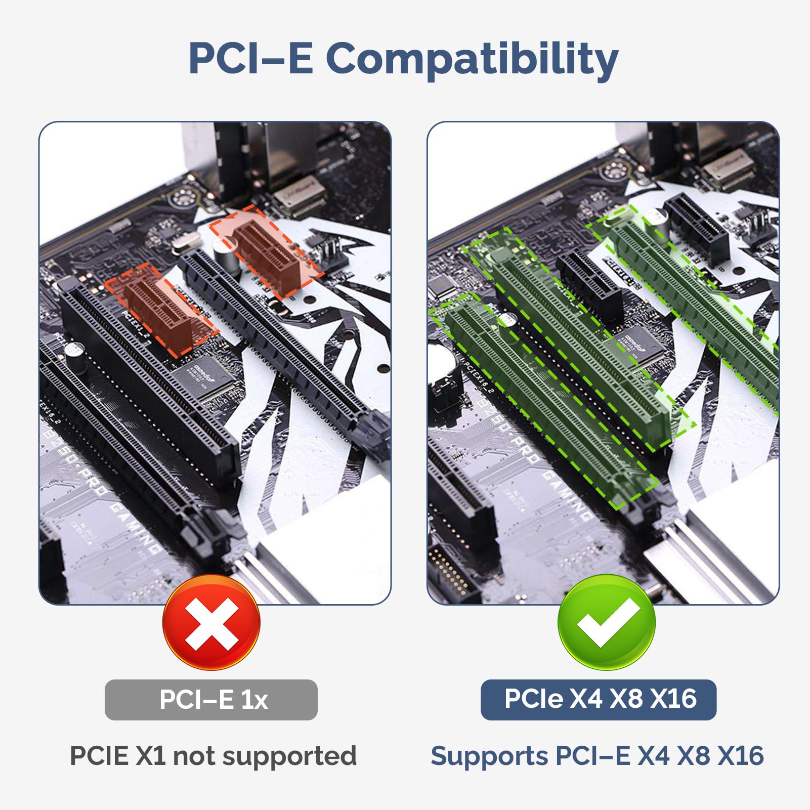Eluteng Nvme Pcie 4.0 Adapter Nvme M.2 Ssd To Pcie X4/X8/X16 Card With Aluminum Heat Sink M.2 To Pci Express Ssd Expansion Card