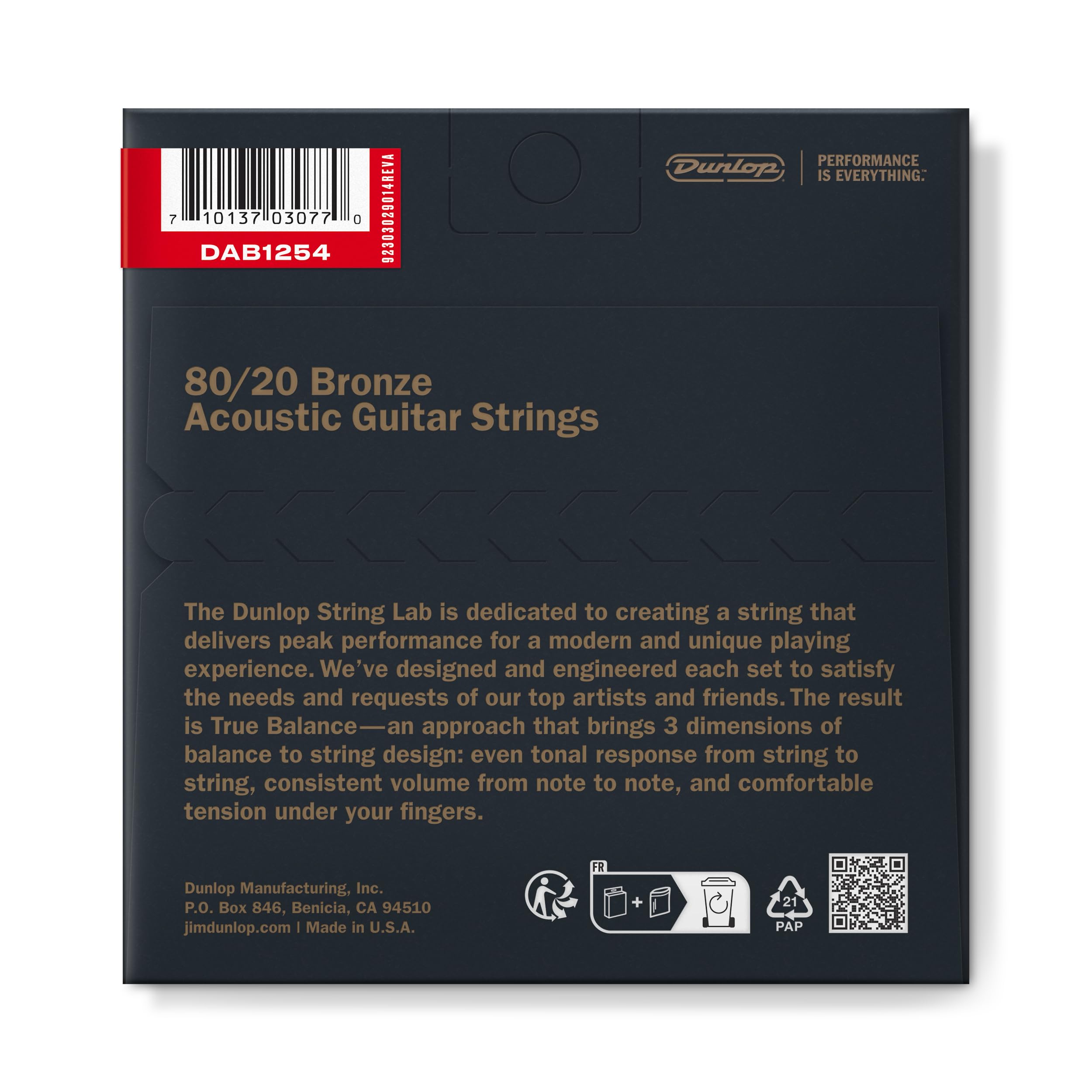 Jim Dunlop 38240125411 Acoustic Guitar Strings (38240125401)