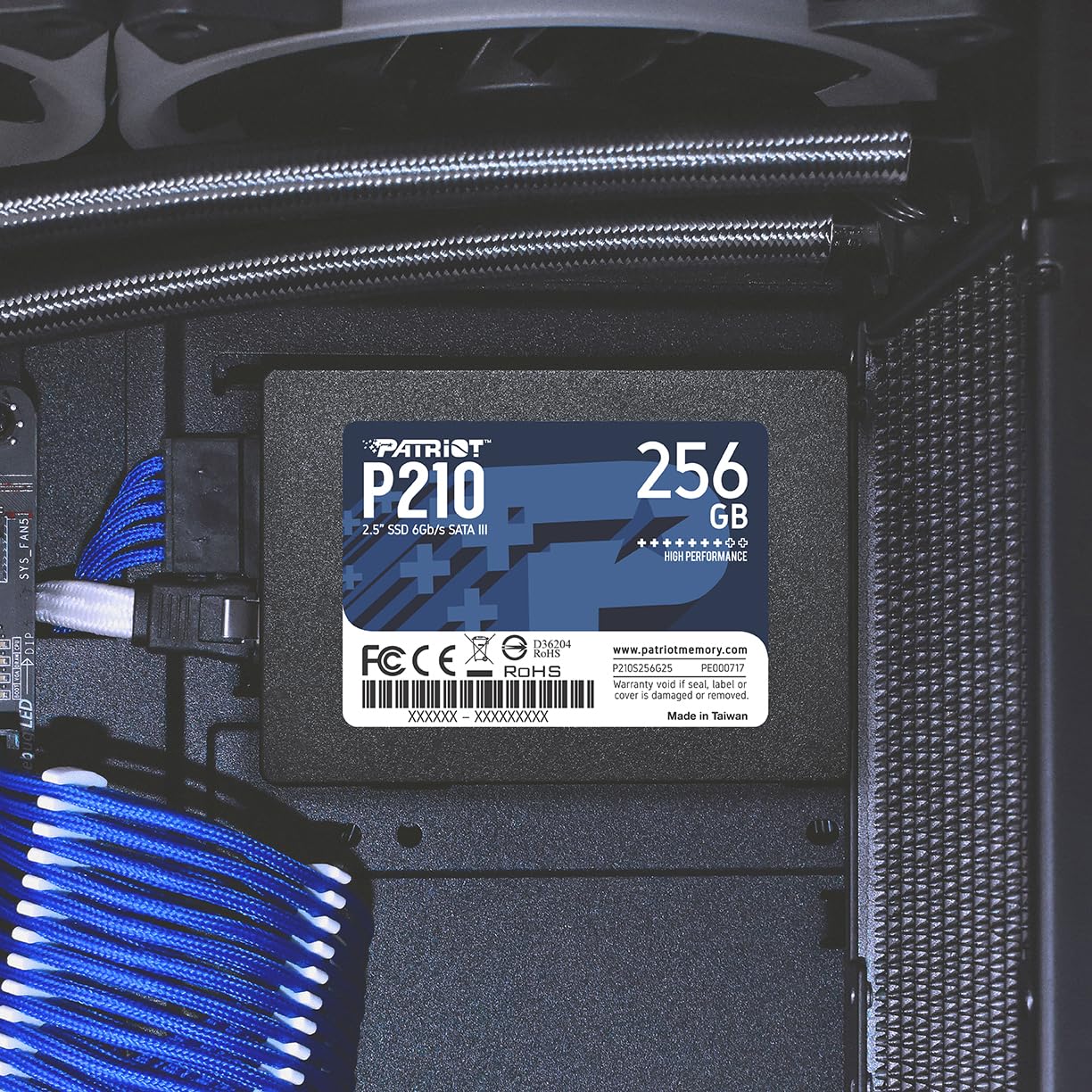 Patriot Memory P210 Sata 3 256Gb Ssd 2.5 Inch Internal Solid State Drive - P210S256G25