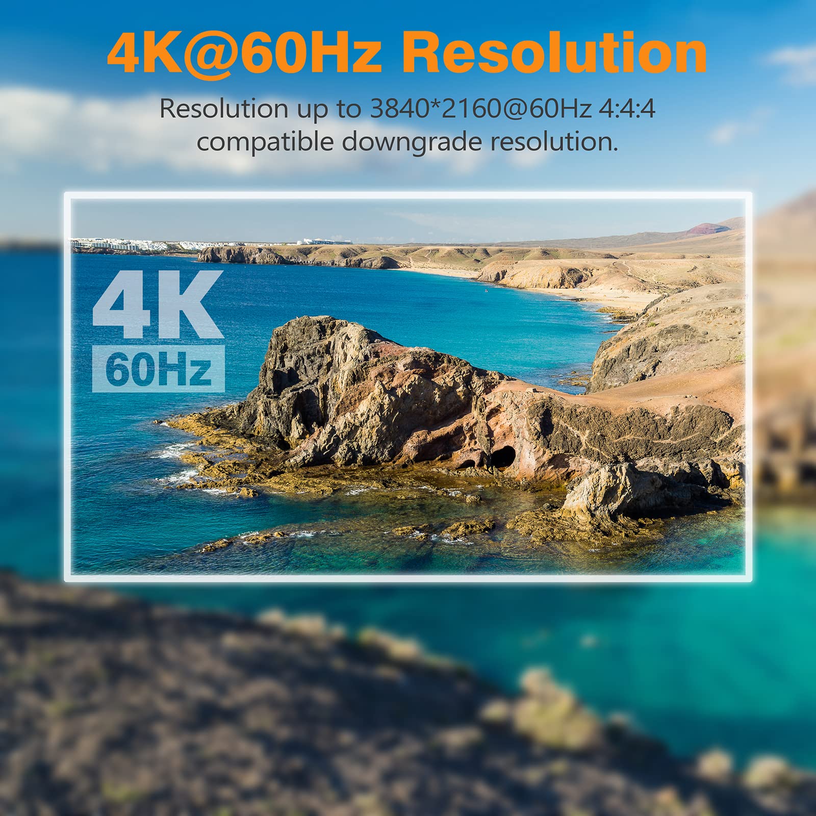 Kvm Switch 2 Monitors 2 Computers, 4K@60Hz Dual Monitor Kvm Switch Hdmi 2 Port Extended Display, Audio & Microphone, Edid Emulat