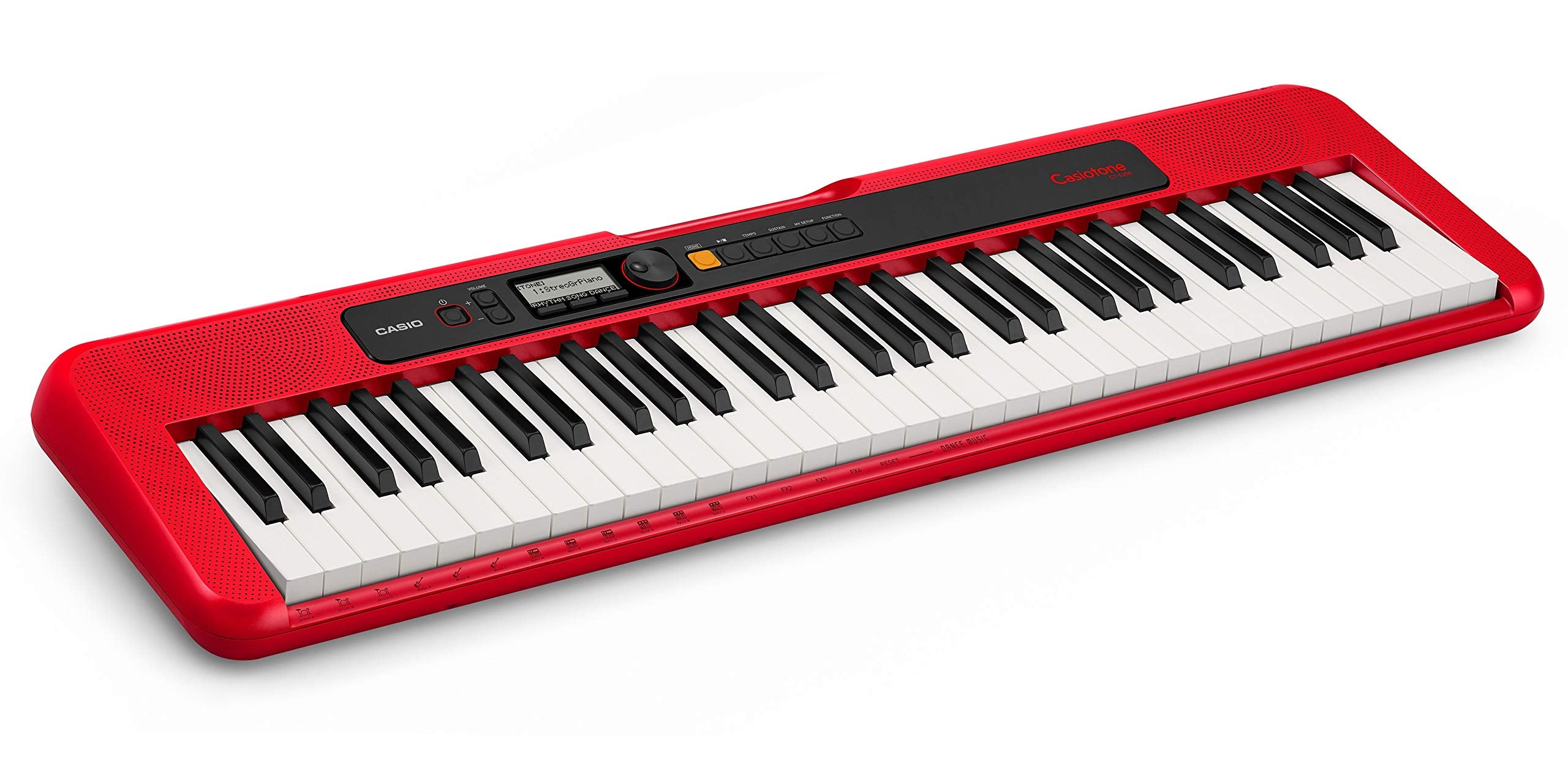 Casio Ct S200Rd 61 Key Premium Keyboard Pack With Stand, Headphones & Power Supply, Red (Cas Cts200Rd Ppk)
