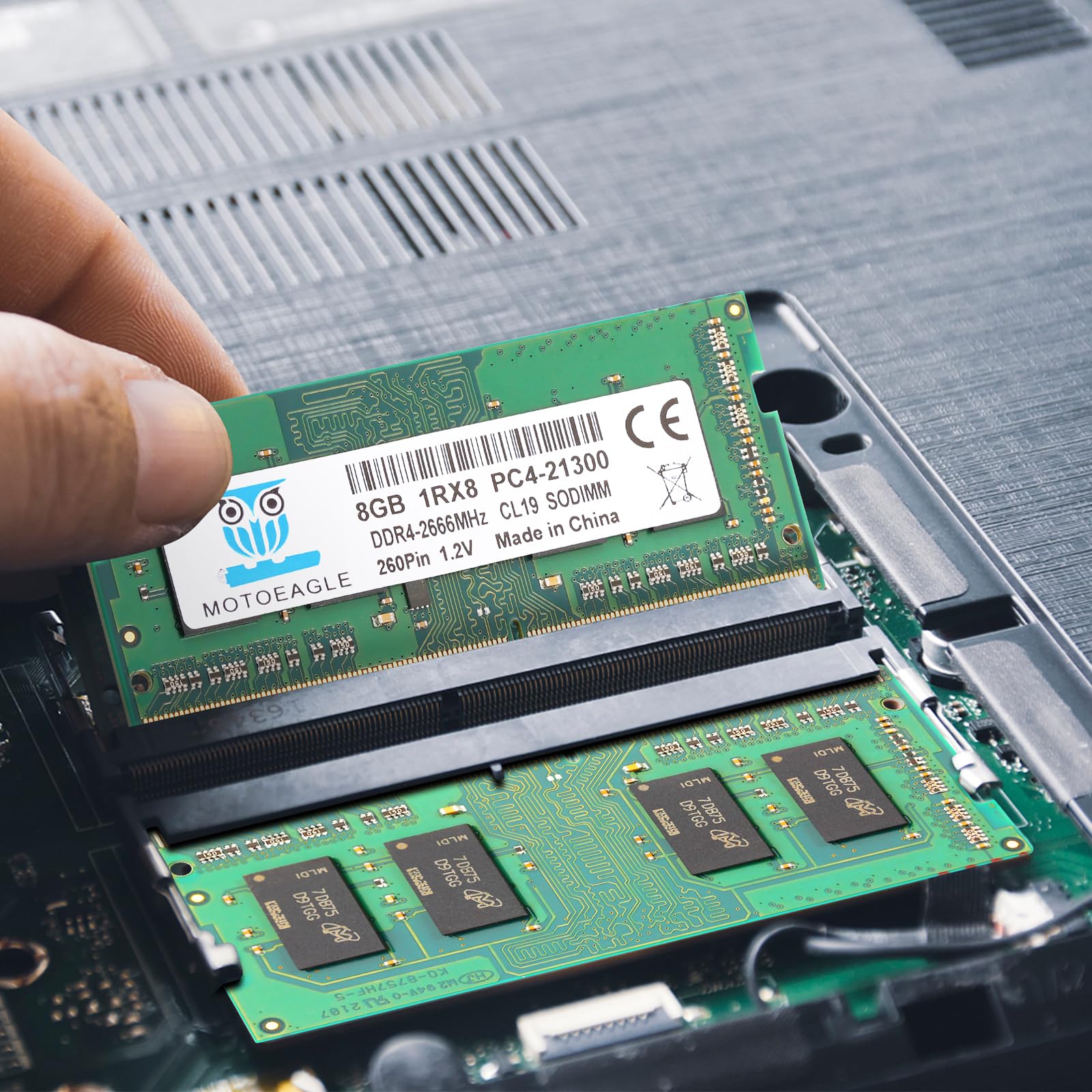 8Gb 1Rx8 Ddr4 2666Mhz Pc4 21300 (Pc4 2666V) Cl19 Sodimm 1.2V 260 Pin Non Ecc So Dimm Laptop Notebook Ram Memory Module