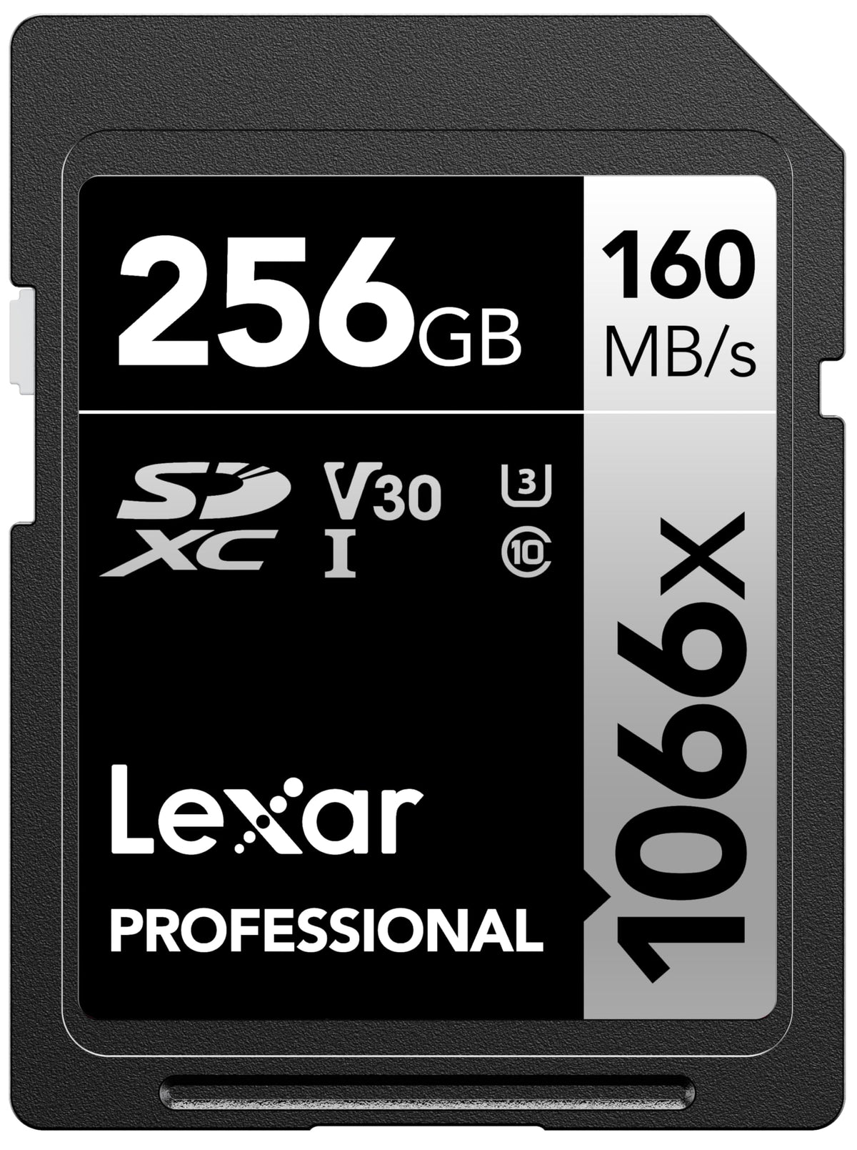 Lexar 256GB Professional 1066x SDXC Memory Card, UHS-I, C10, U3, V30, Full-HD & 4K Video, Up To 160MB/s Read, for DSLR and Mirrorless Cameras (LSD1066256G-BNNNU)