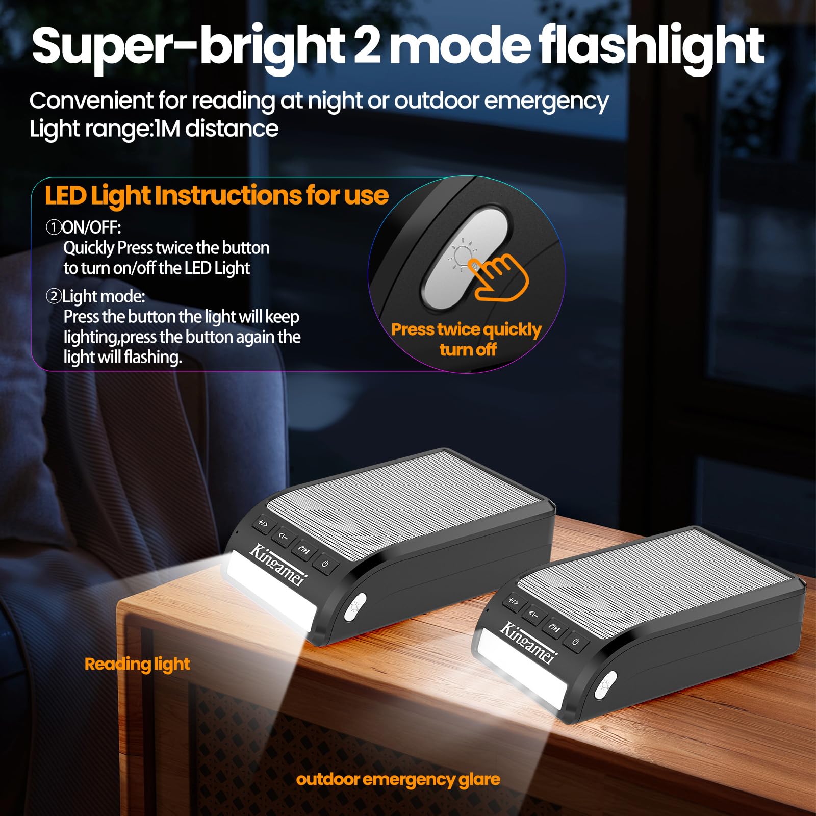 Kingamei Birthday Gifts For Men  Cell Phone Stand With Wireless Bluetooth Speaker Valentines Day Gifts For Him Wireless Induction Bluetooth Speaker With Phone Stand Cool Tech Holiday