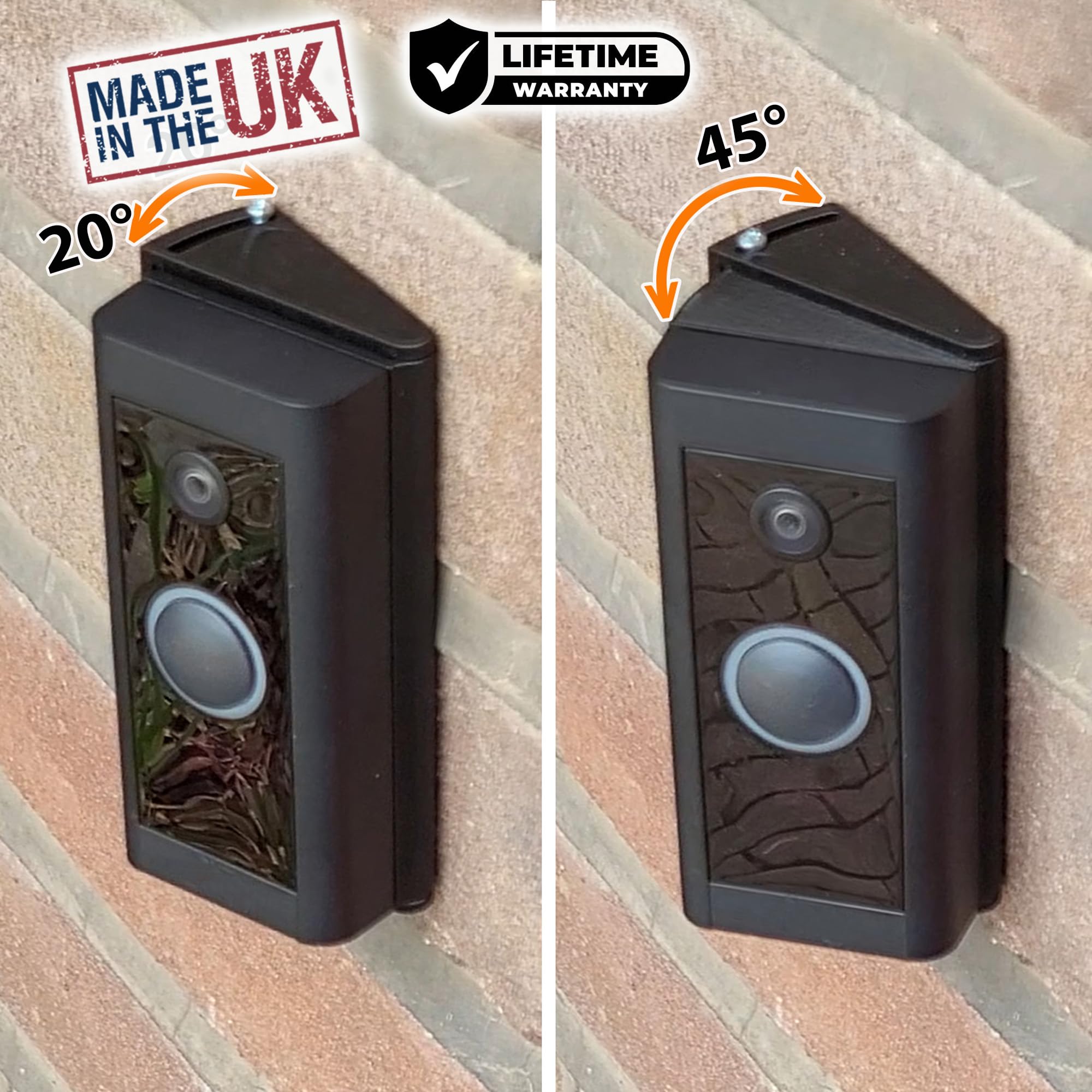 Mars Outpost Adjustable Mount For Ringwired Corner Adjustable Mounting Bracket Wedge 20 45 Degree 20/25/30/35/40/45 Degree Slim