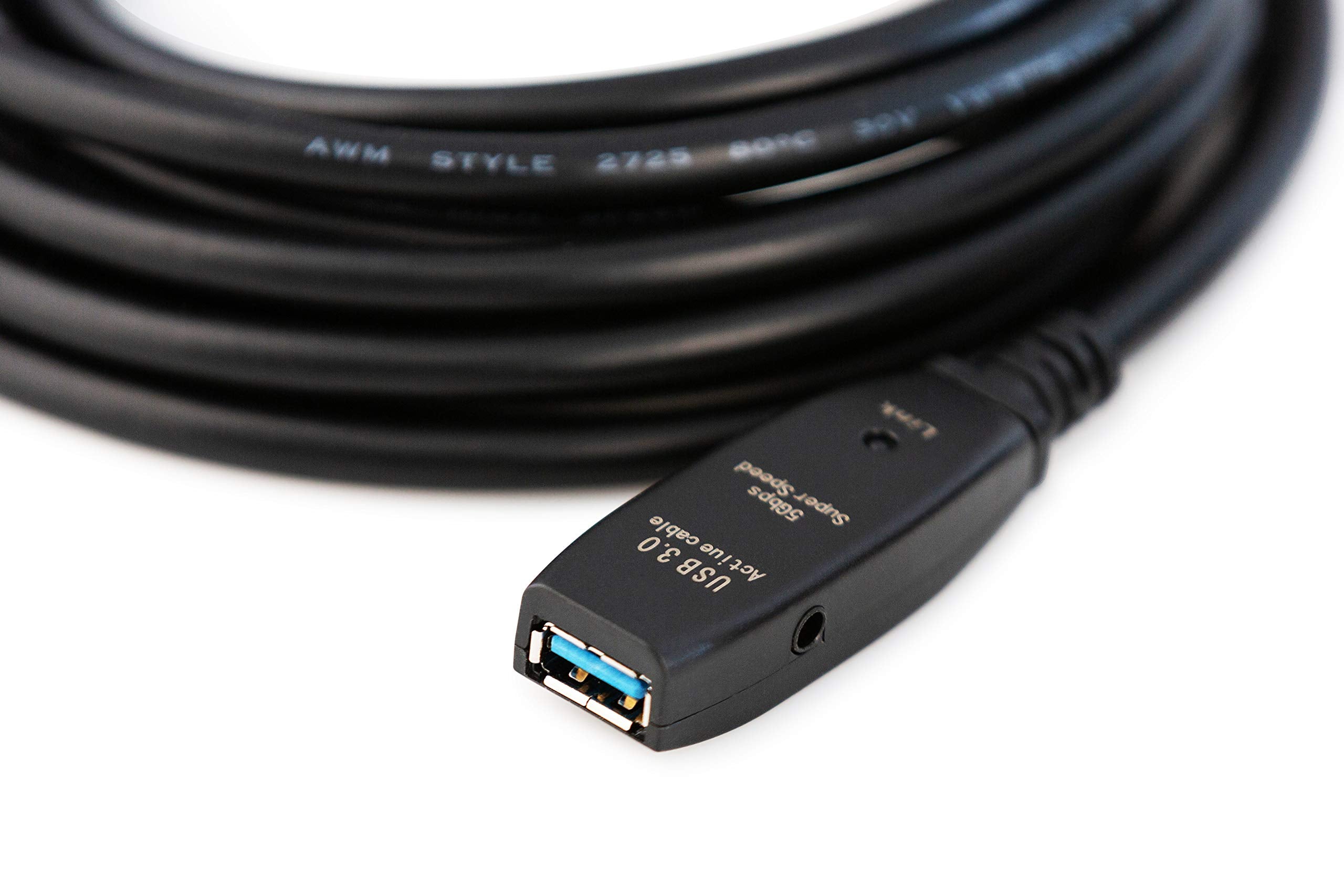 Mutecpower 24 Feet Active Usb Extension Cable 3.0 Male To Female With A Extension Chipset Signal Booster   Active Extension/Repe