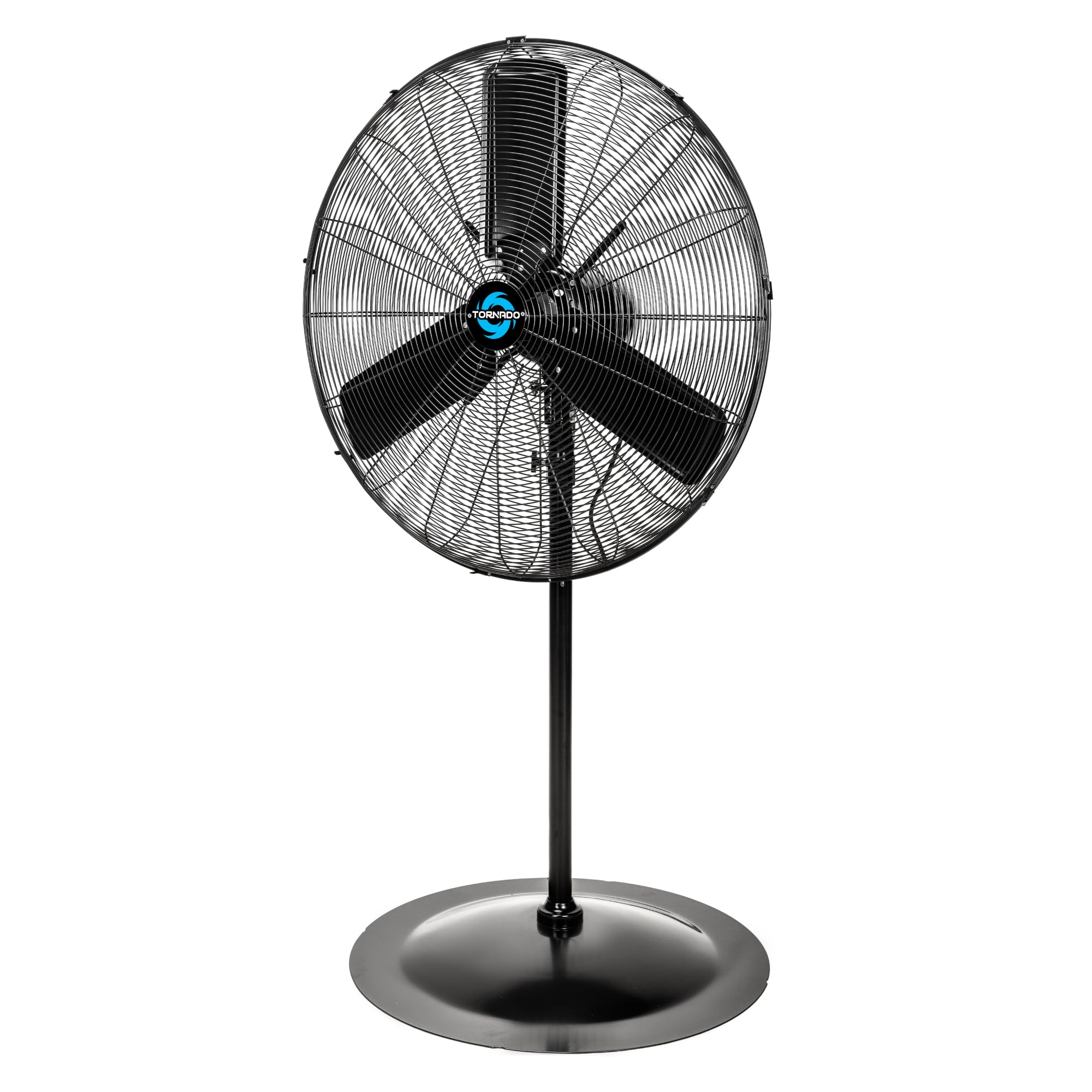 Tornado 8850 CFM 30 Outdoor Rated IPX4 Water-Resistant Metal Oscillating Pedestal Fan-cETL