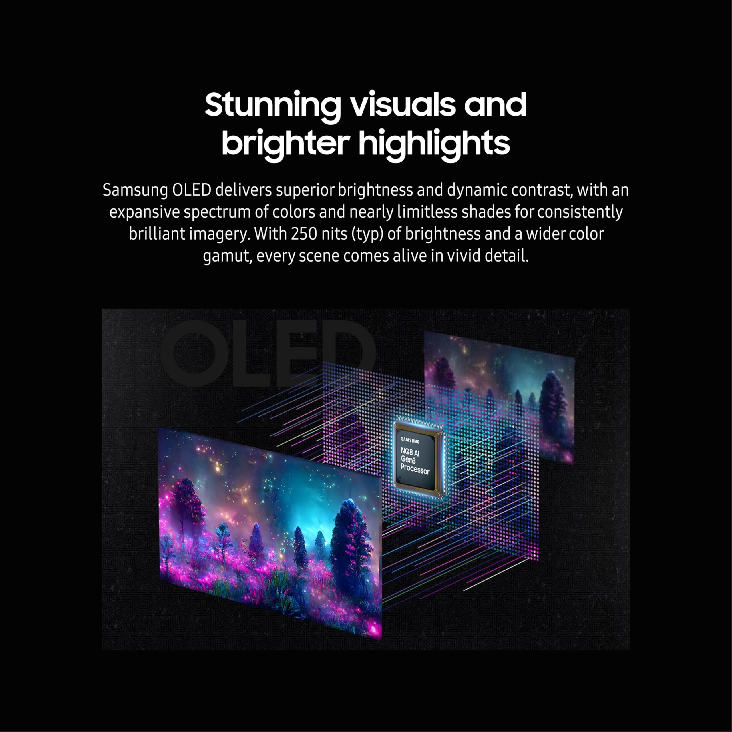 Samsung 32 Odyssey OLED G8 Gaming Monitor - 4K UHD, G-Sync, 240Hz, 0.03ms, Glare-Free, Sleek Silver Design, 3