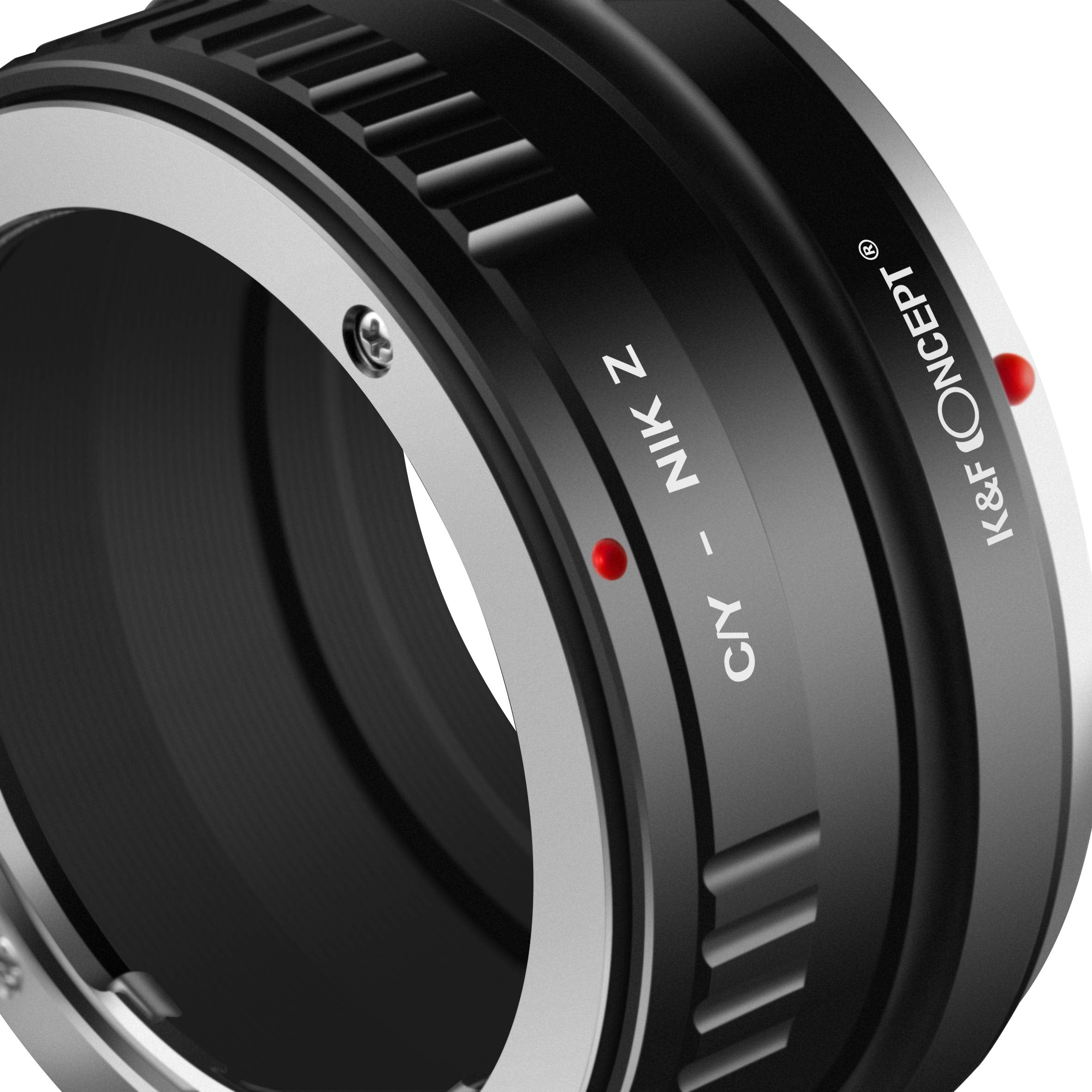 K&F Concept Lens Mount Adapter For Contax Yashica Cy Mount Lens To Nikon Z6 Z7 Camera