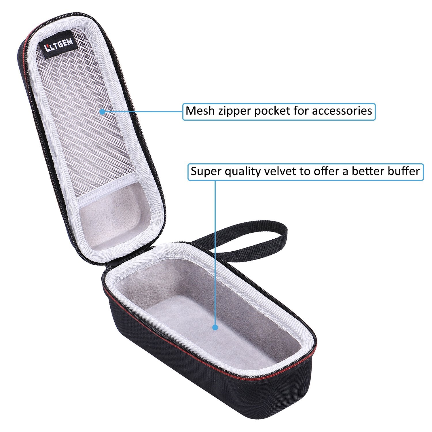 Shaver Case   Ltgem Eva Hard Travel Case For Men Electric Shaver Within Size 7' L 3' W 2.6' H Inches   Travel Protective Carryin