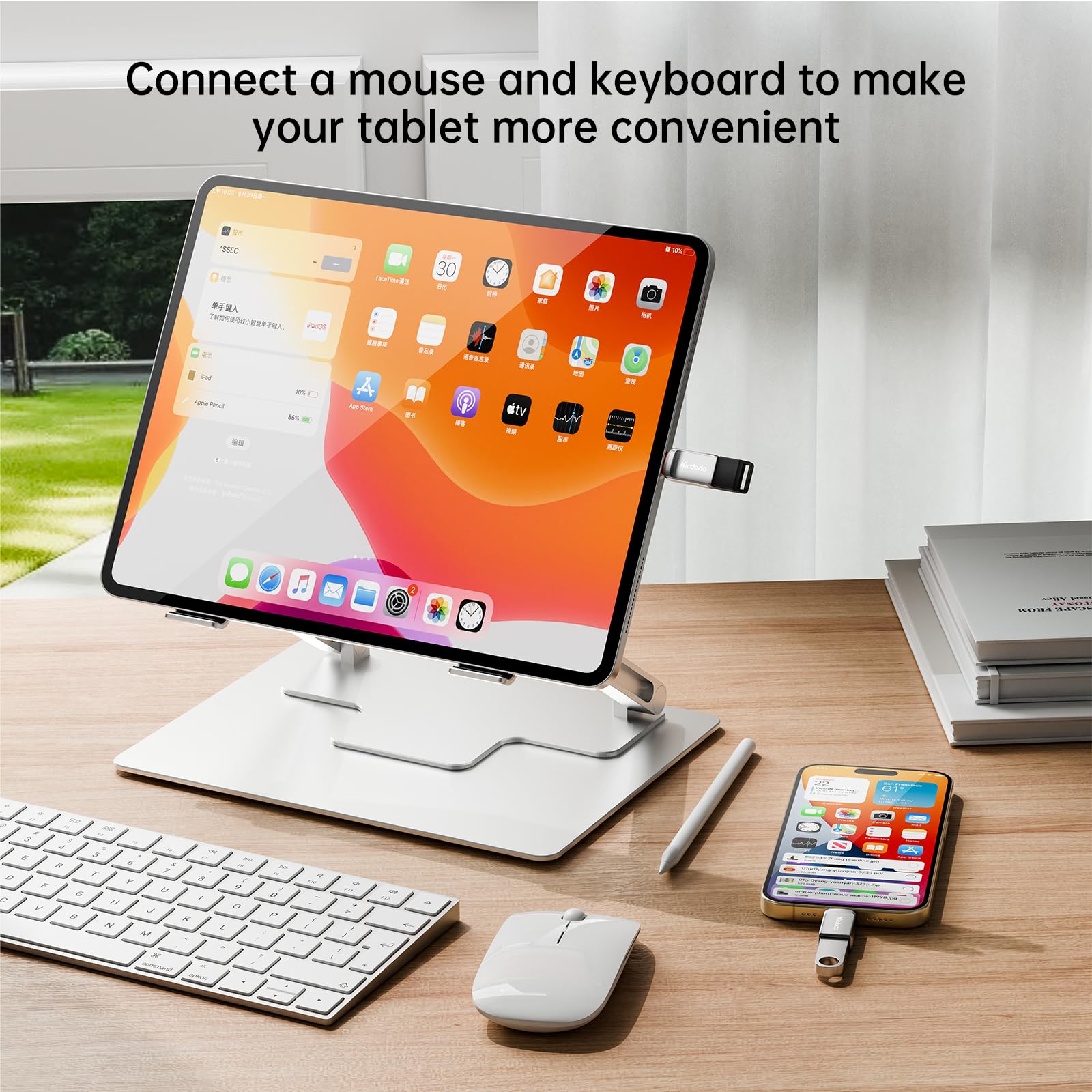 Mcdodo Usb C To Usb 3.0 Adapter[2 Pack], Type C Thunderbolt 4 Otg Converter Usb-C Male To Usb A 3.0 Female Adaper For Iphone 15,