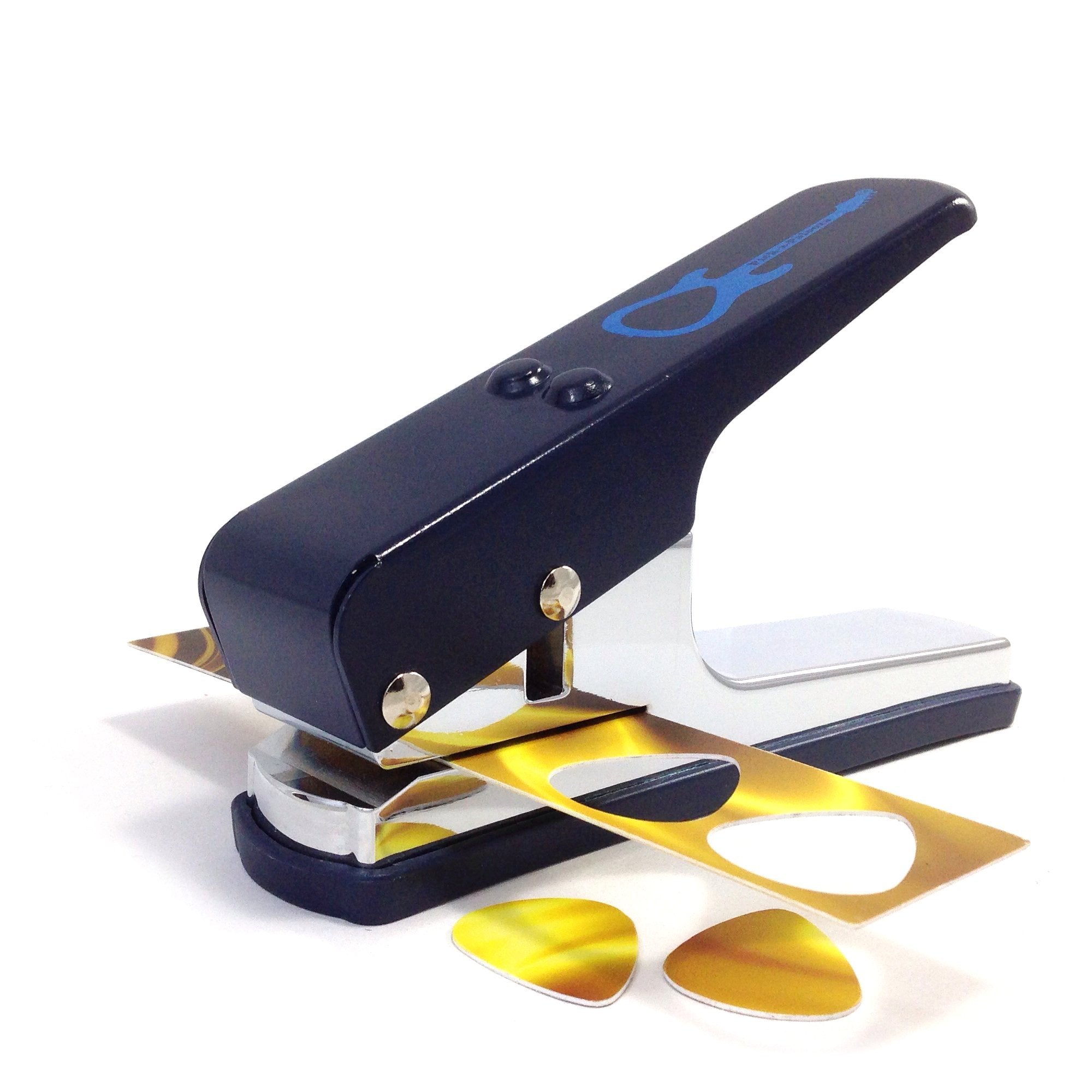 Pick A Palooza Diy Guitar Pick Punch Gift Pack   The Premium Guitar Pick Maker   Includes Leather Key Chain Pick Holder, 4 Pick