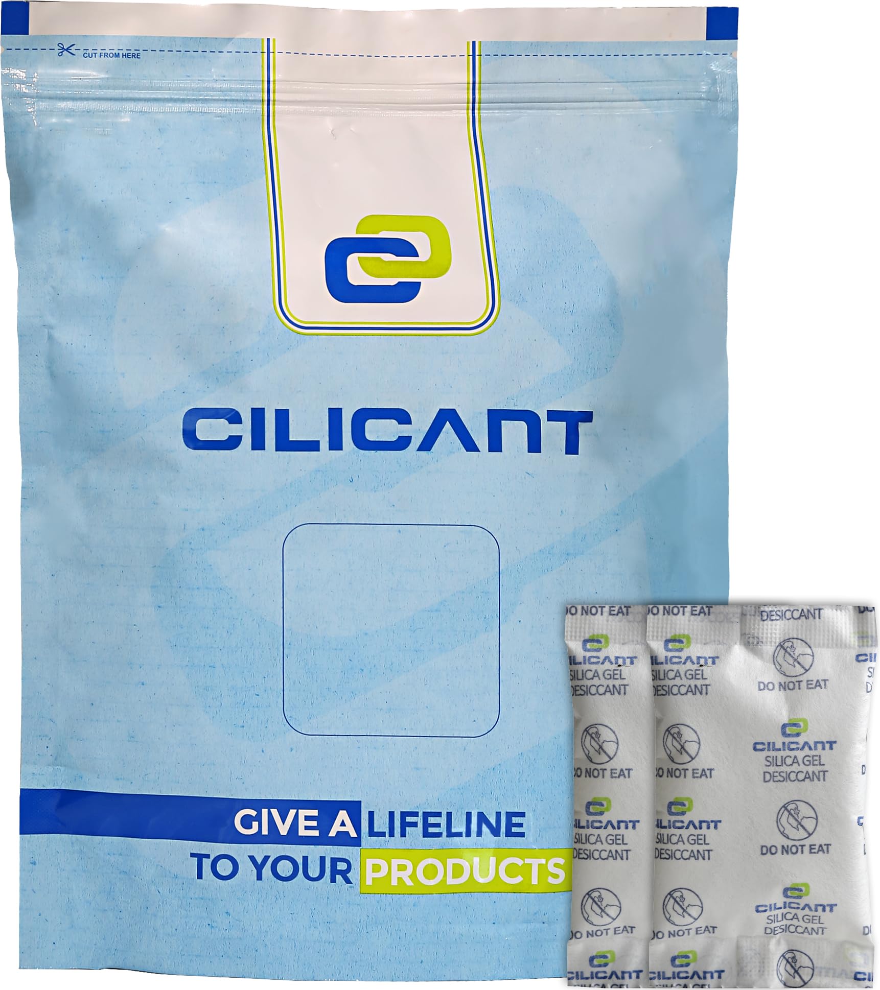 CILICAnT 5 Gram 200 Pcs Premium Silica Gel White Packets Desiccant Dehumidifiers, Silica Gel Packs for Moisture Absorption (5 Gr
