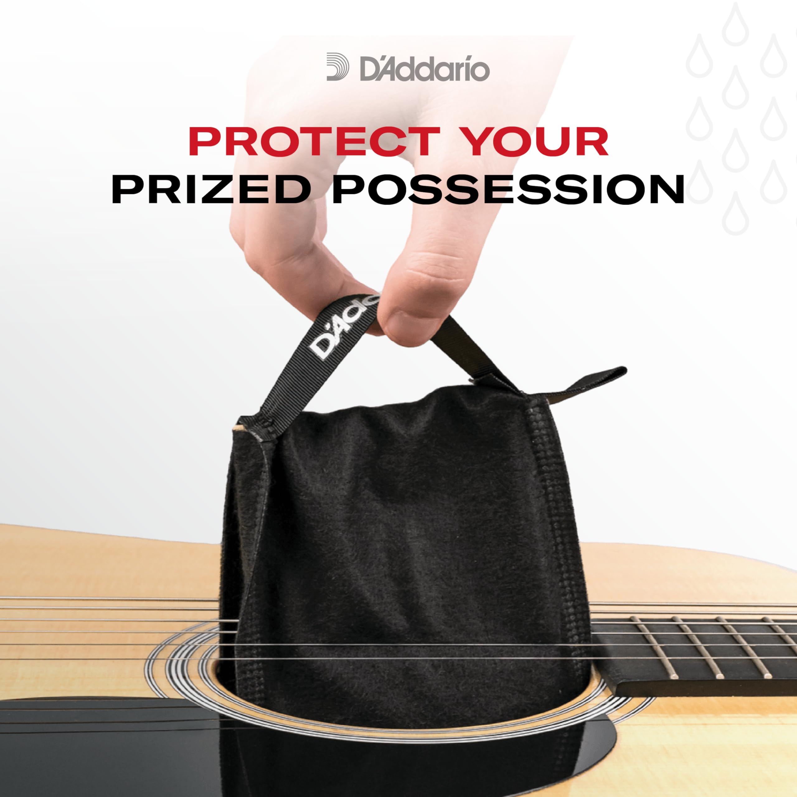 Daddario Accessories Guitar Humidifier Packs   Two Way Humidification System Conditioning Packets   For Maintaining Proper Guita