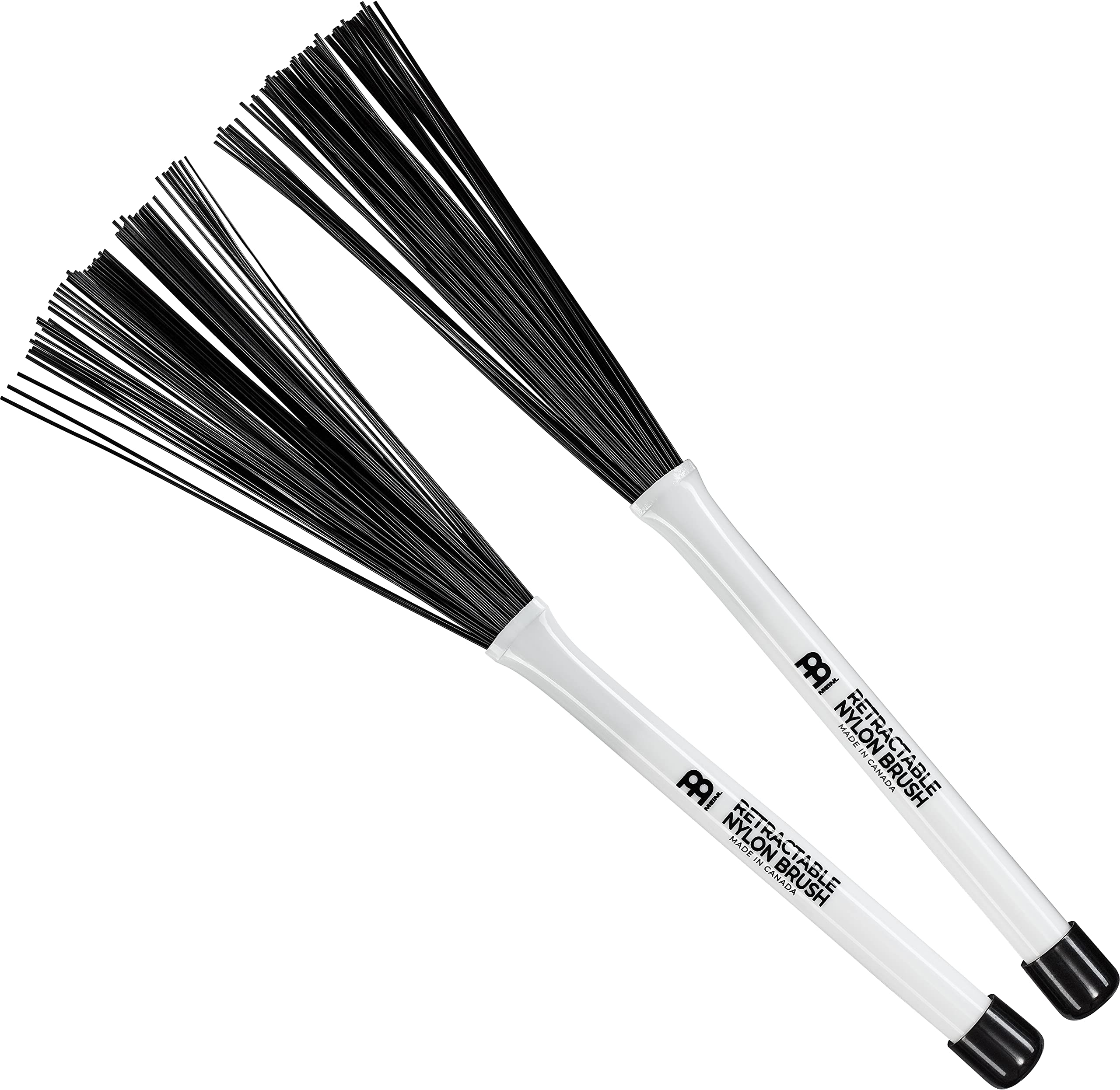 Meinl Stick & Brush Retractable Nylon Cajon Drum Brushes - Made in Canada - for Acoustic Music (SB304)
