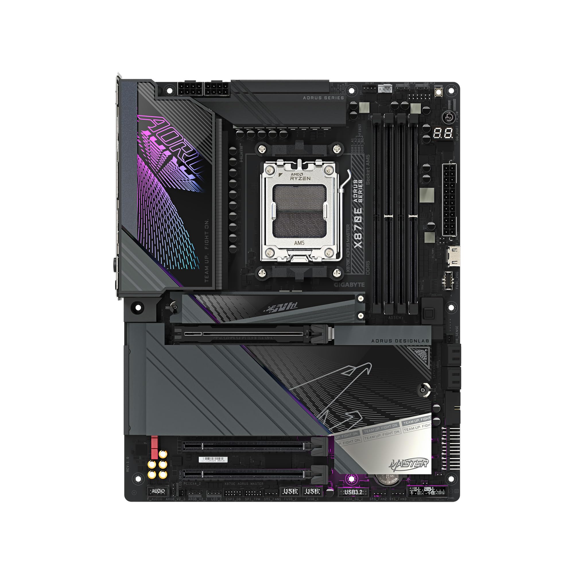 Gigabyte X870E AORUS MASTER X3D ICE AMD AM5 ATX Motherboard