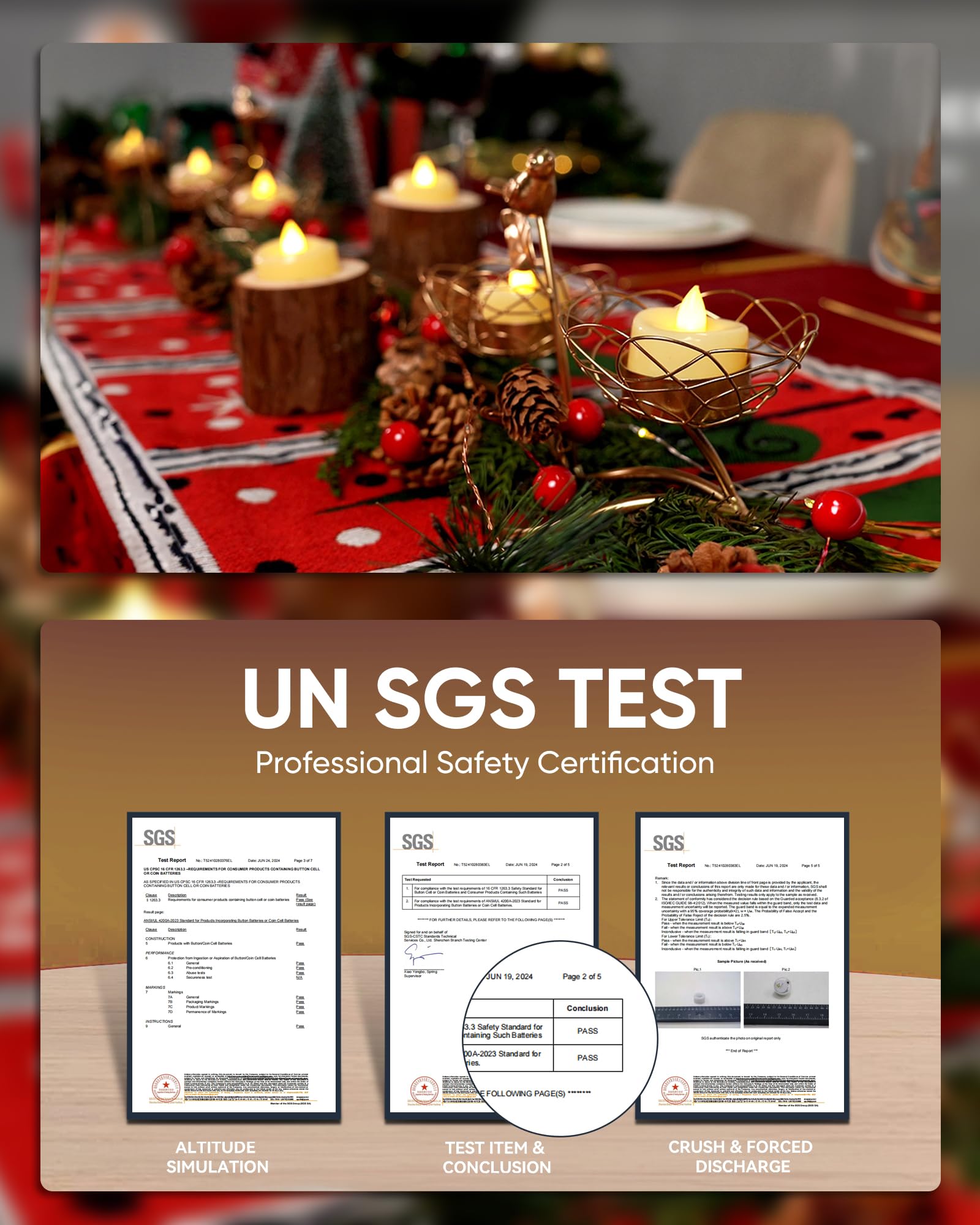 Merrynights Flameless Candles, 50 Pack Led Tea Lights Candles Battery Operated, Last 200+ Hrs Flickering Tea Lights, Flameless T