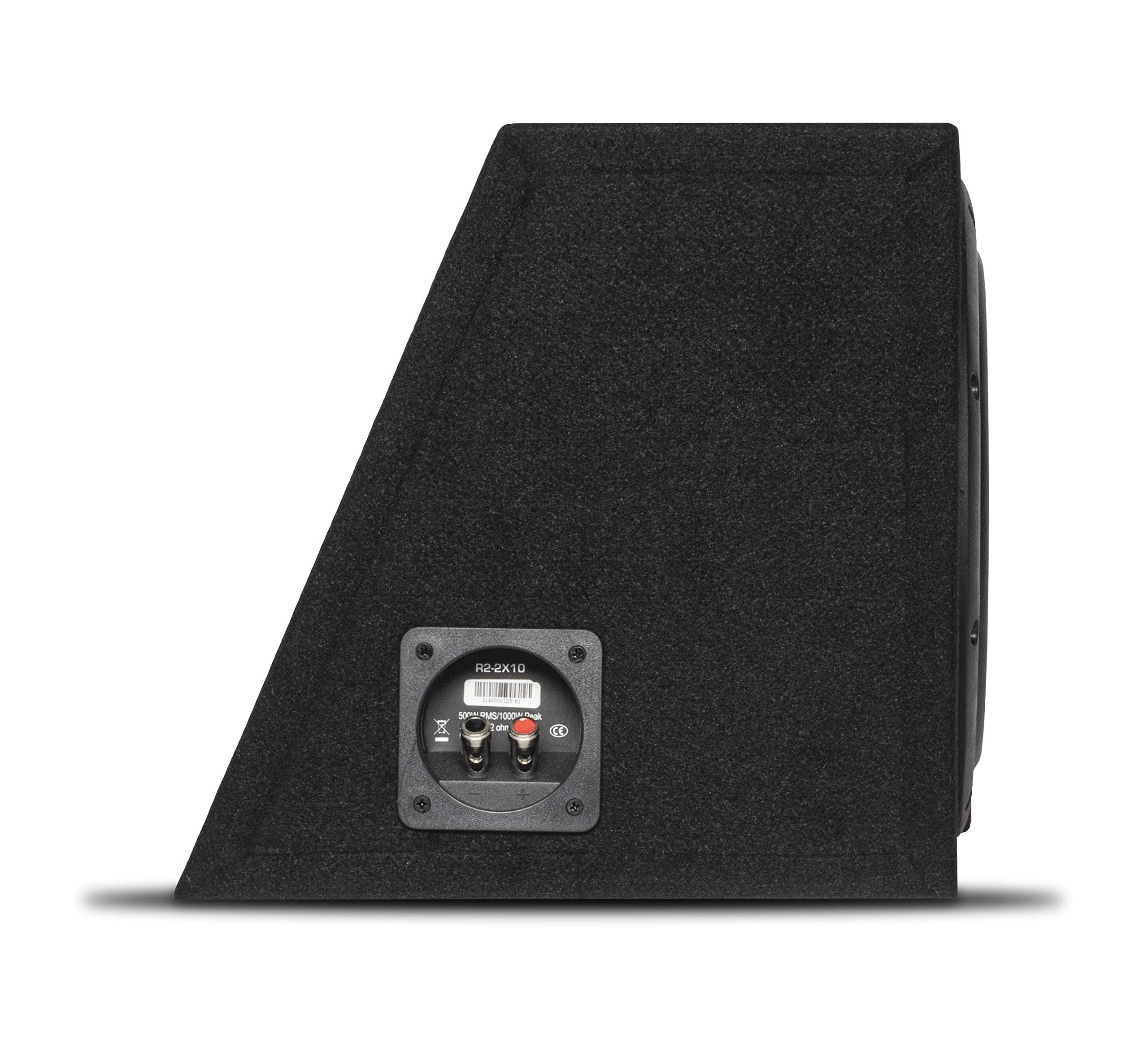 Rockford Fosgate Prime R2 2X10 Dual 10' Subwoofers In Sealed Loaded Enclosure 500 Watts Rms / 1000 Watts Peak