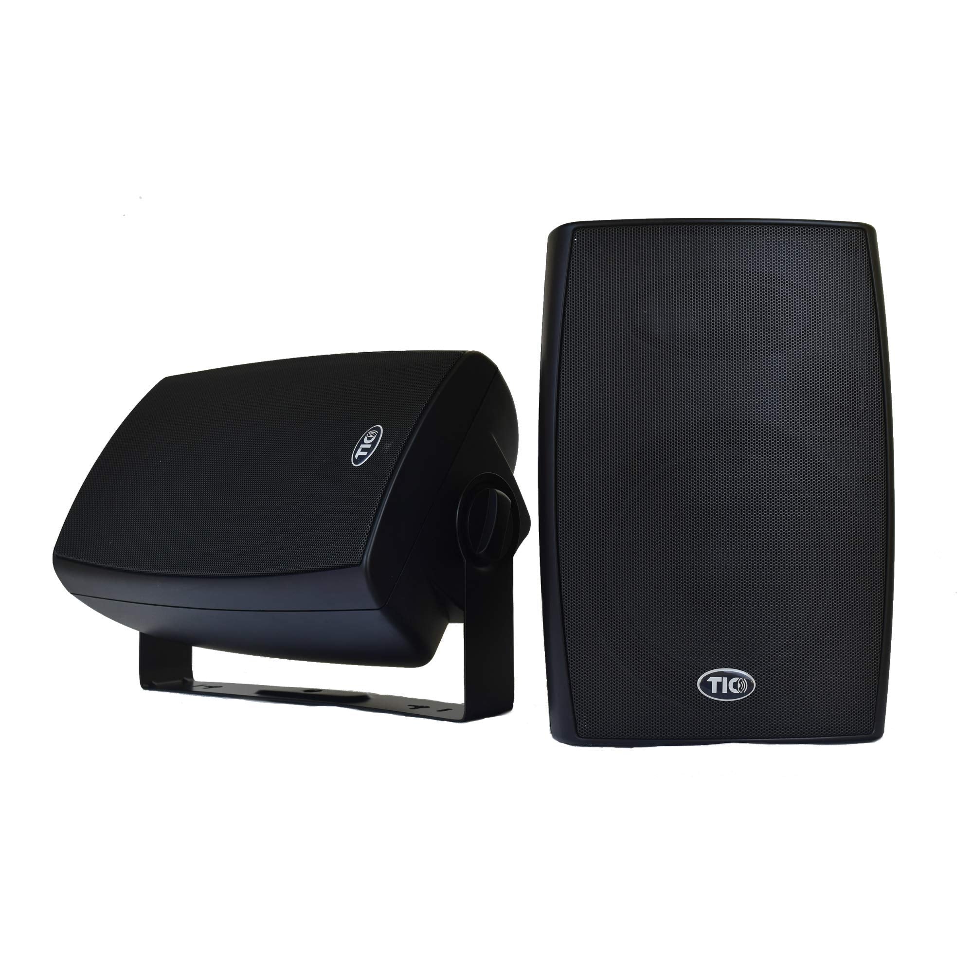 Tic Asp120 6.5' Outdoor Weather Resistant Patio Speakers With 70V Switch (Pair)