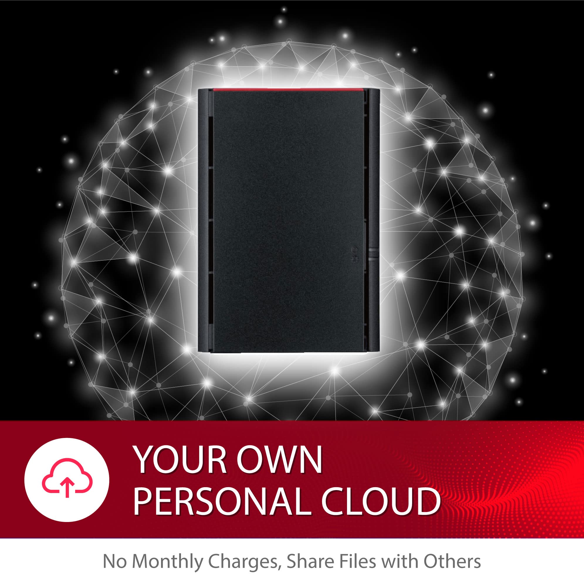 Buffalo Linkstation Soho 220 2-Bay Personal Cloud Office Nas 12Tb (2X6Tb) With Hard Drives Included