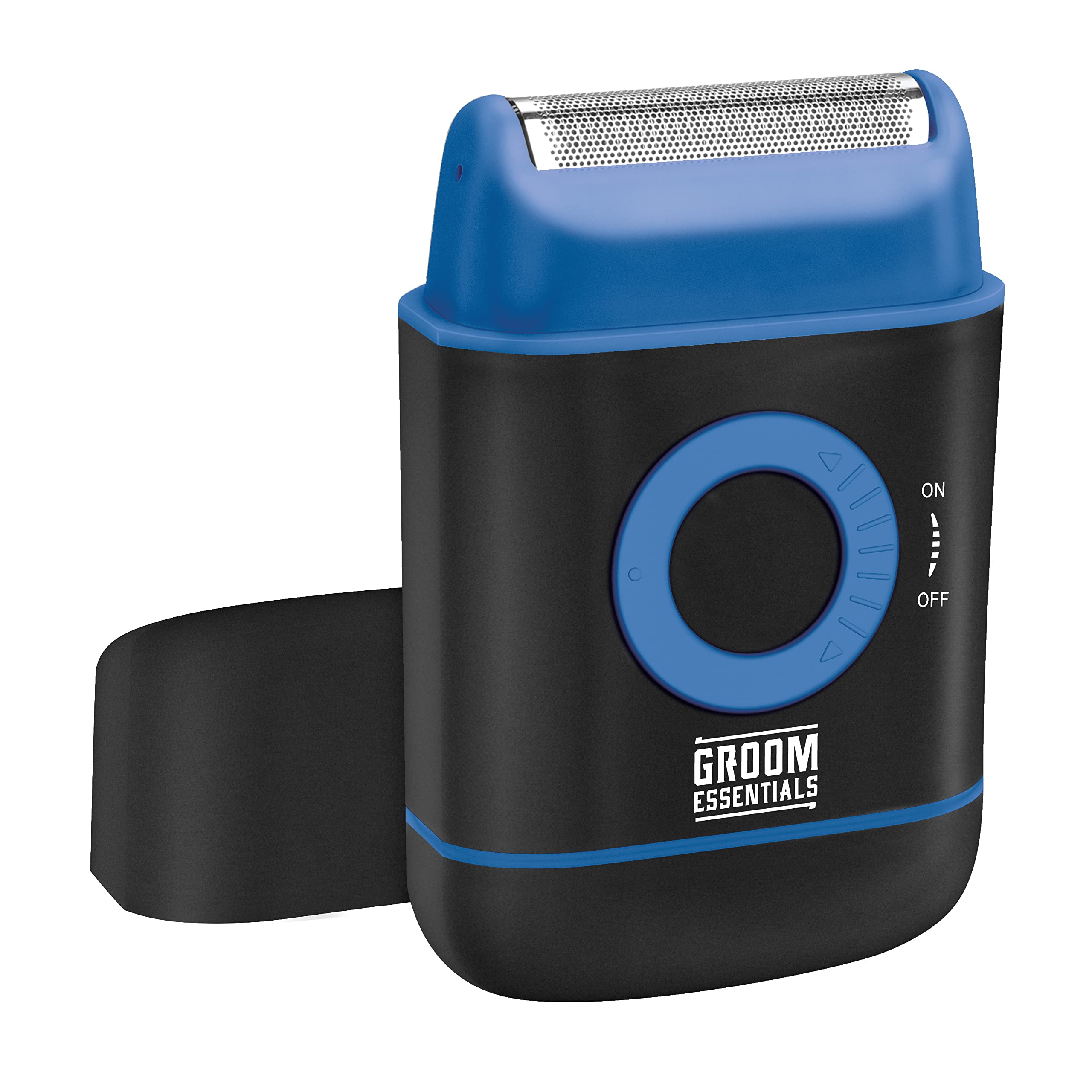 Groom Essentials Travel Foil Shaver For Men, Mens Electric Shaver Pop Up Precision Beard Trimmer For Men, Electric Razor For Men