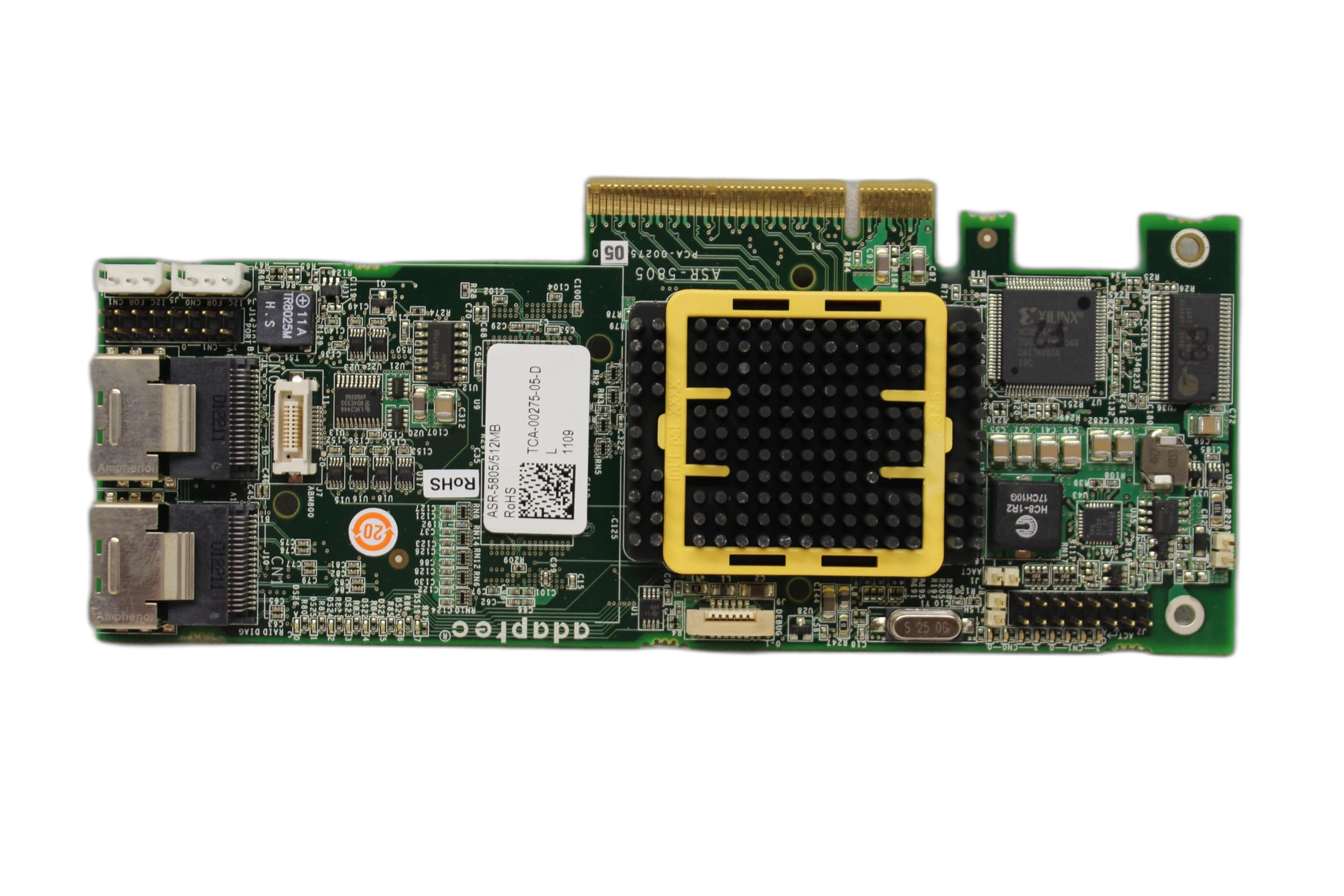 Adaptec 2244300-R 5805 8-Channel Sata/Sas 512Mb Pci-Express Lp 8 Internal Raid Controller