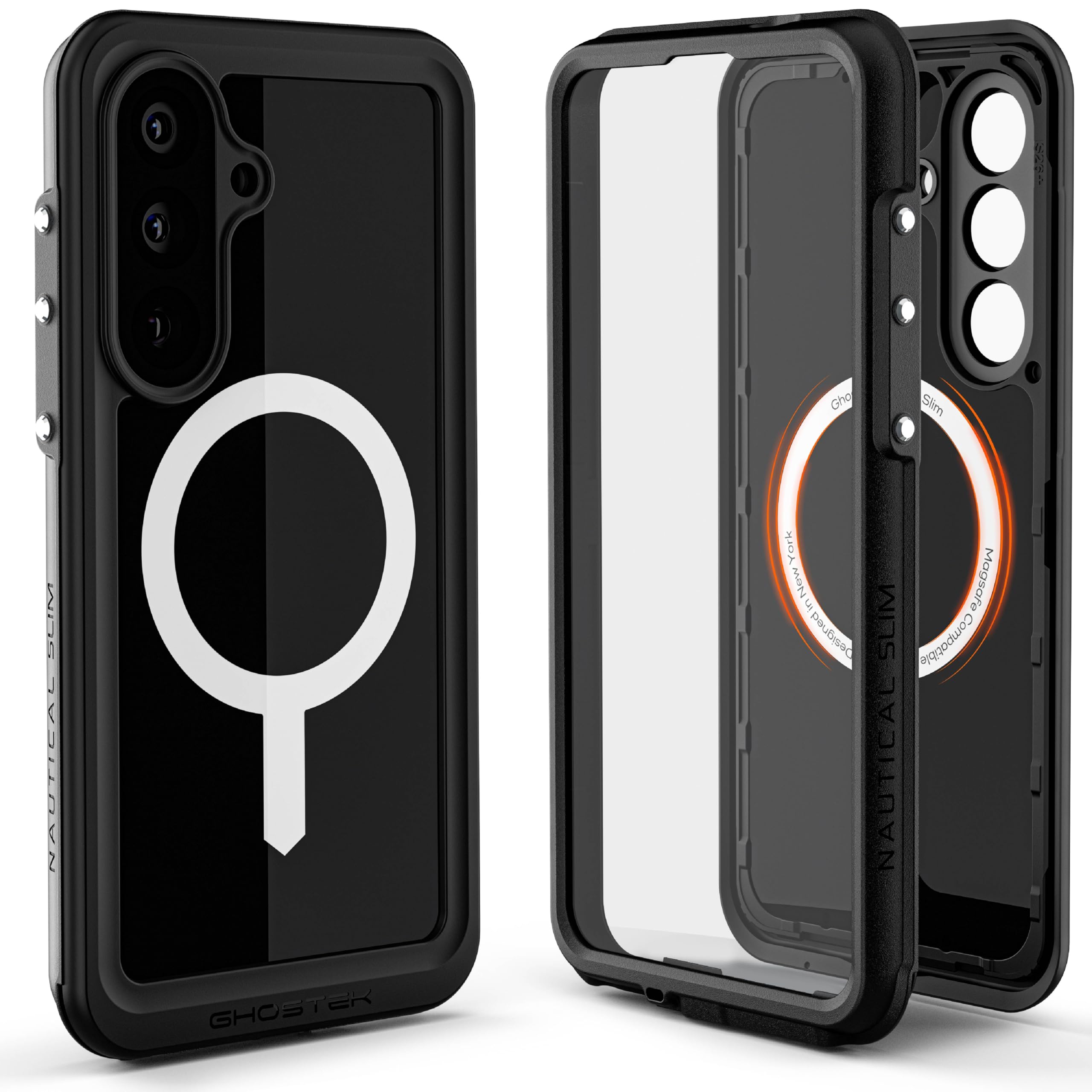 Ghostek Nautical Slim Galaxy S26 Plus Waterproof Case Rugged with Screen Protector, Camera Lens Cover and Magnetic MagSafe Compa