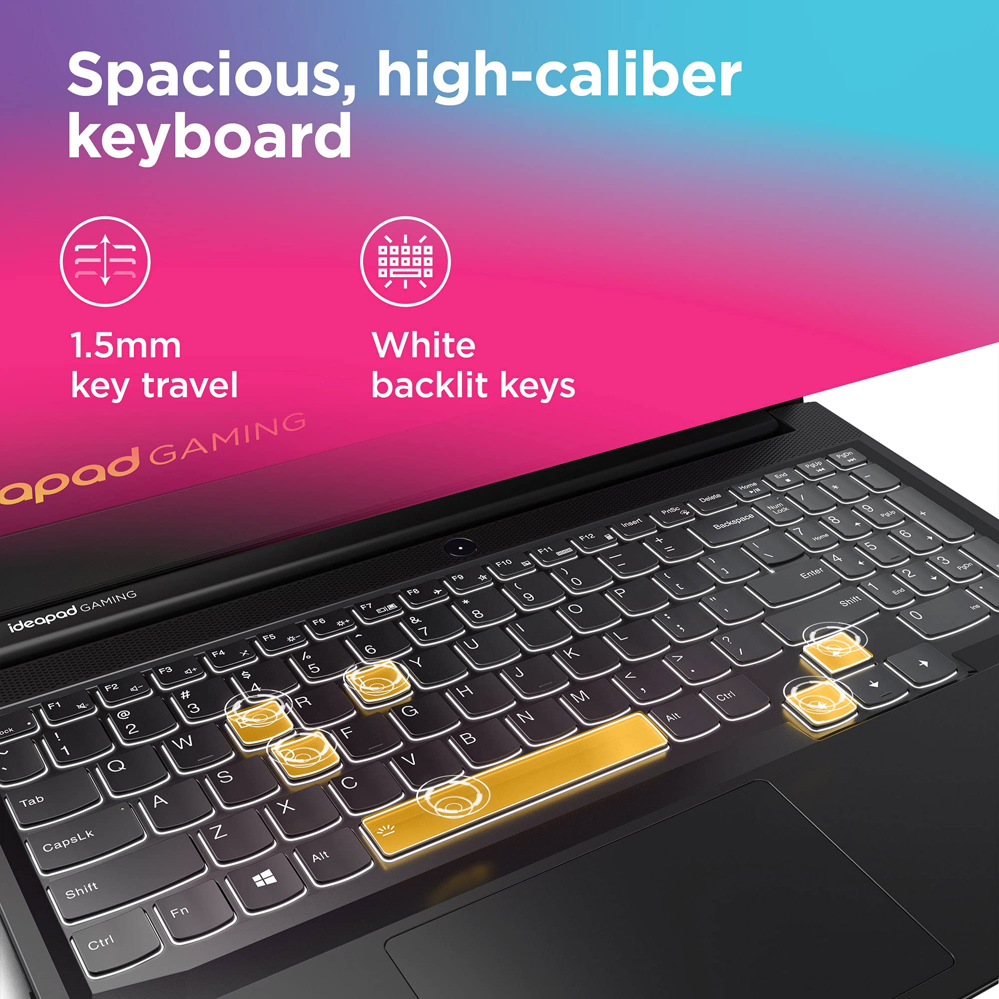 Lenovo Ideapad Gaming 3 15 Laptop, 15.6'' Fhd Display, Amd Ryzen 5 5600H, Nvidia Geforce Gtx 1650, 8Gb Ram, 256Gb Storage, Windo