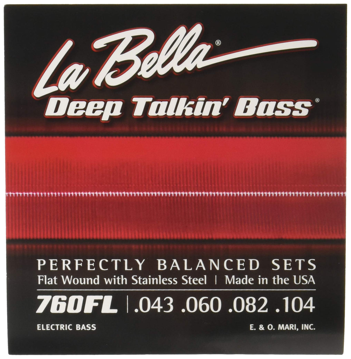 La Bella 760Fl Deep Talkin Bass Flats   Light 43 104