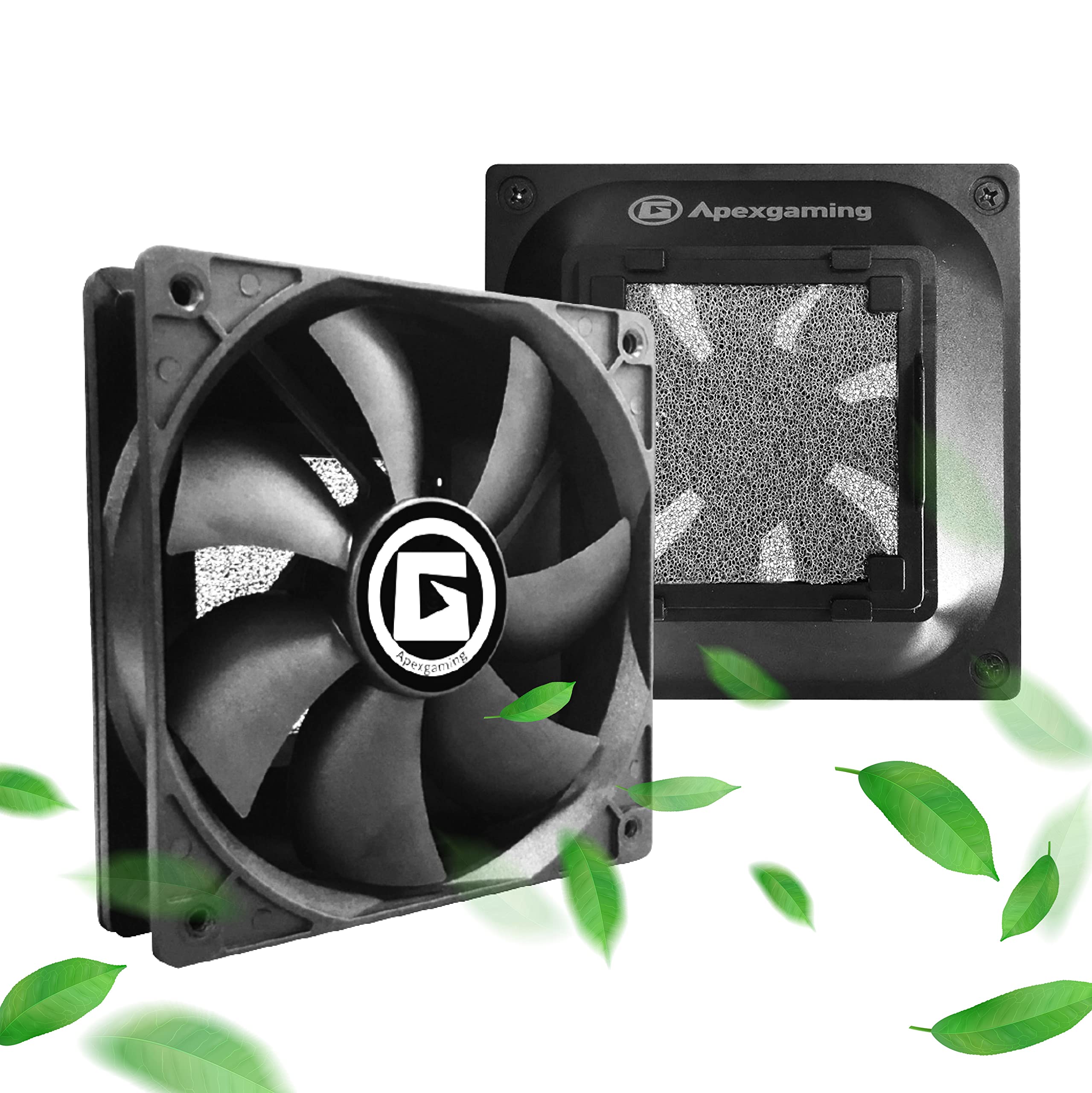 Apexgaming Gaming Computer Case (Uv Air Purifier Case Fan, Gaming Case Fans)