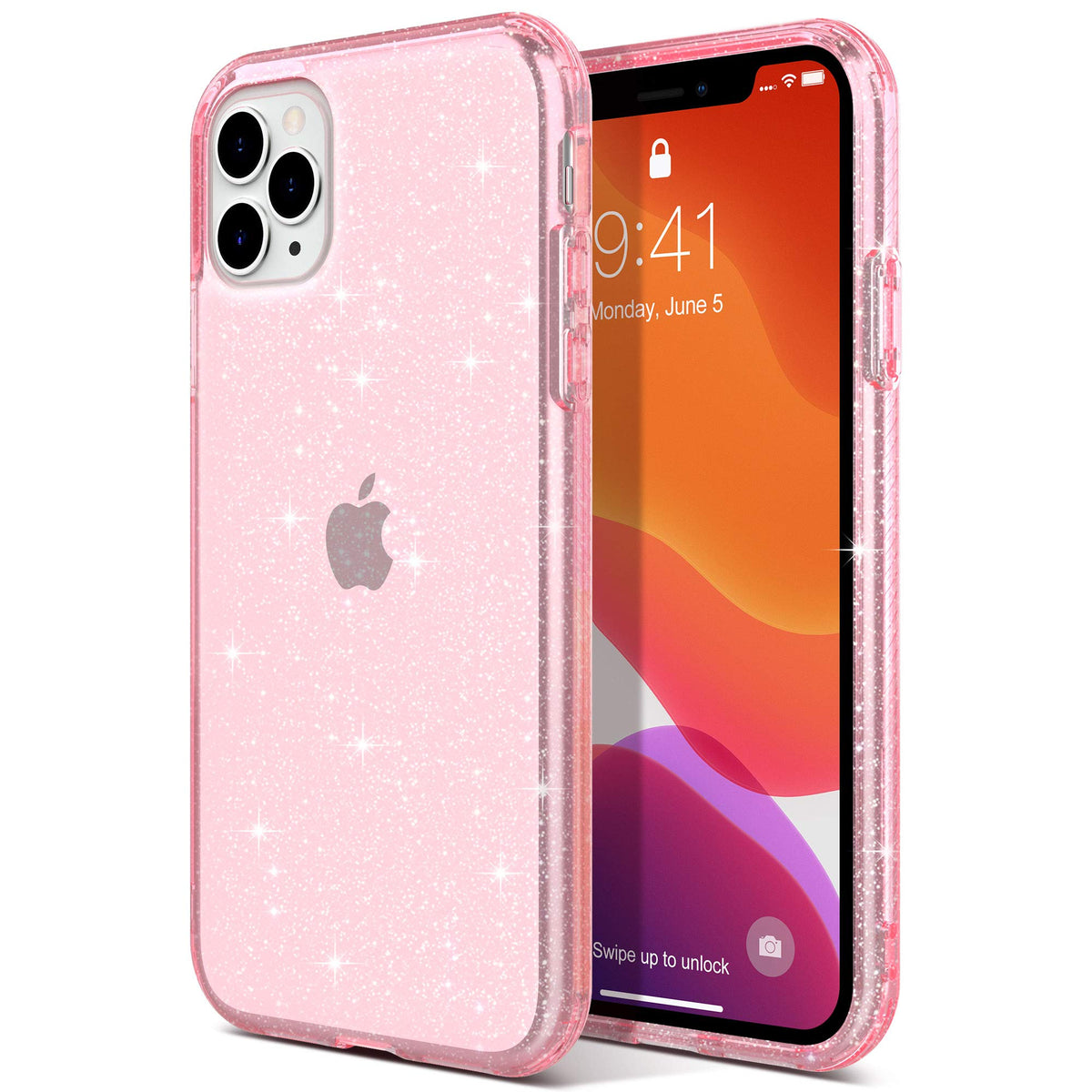 Ulak Compatible With Iphone 11 Pro Max Case Glitter, Cute Bling Sparkle Hybrid Soft Tpu Protective Phone Case For Women Girls, S