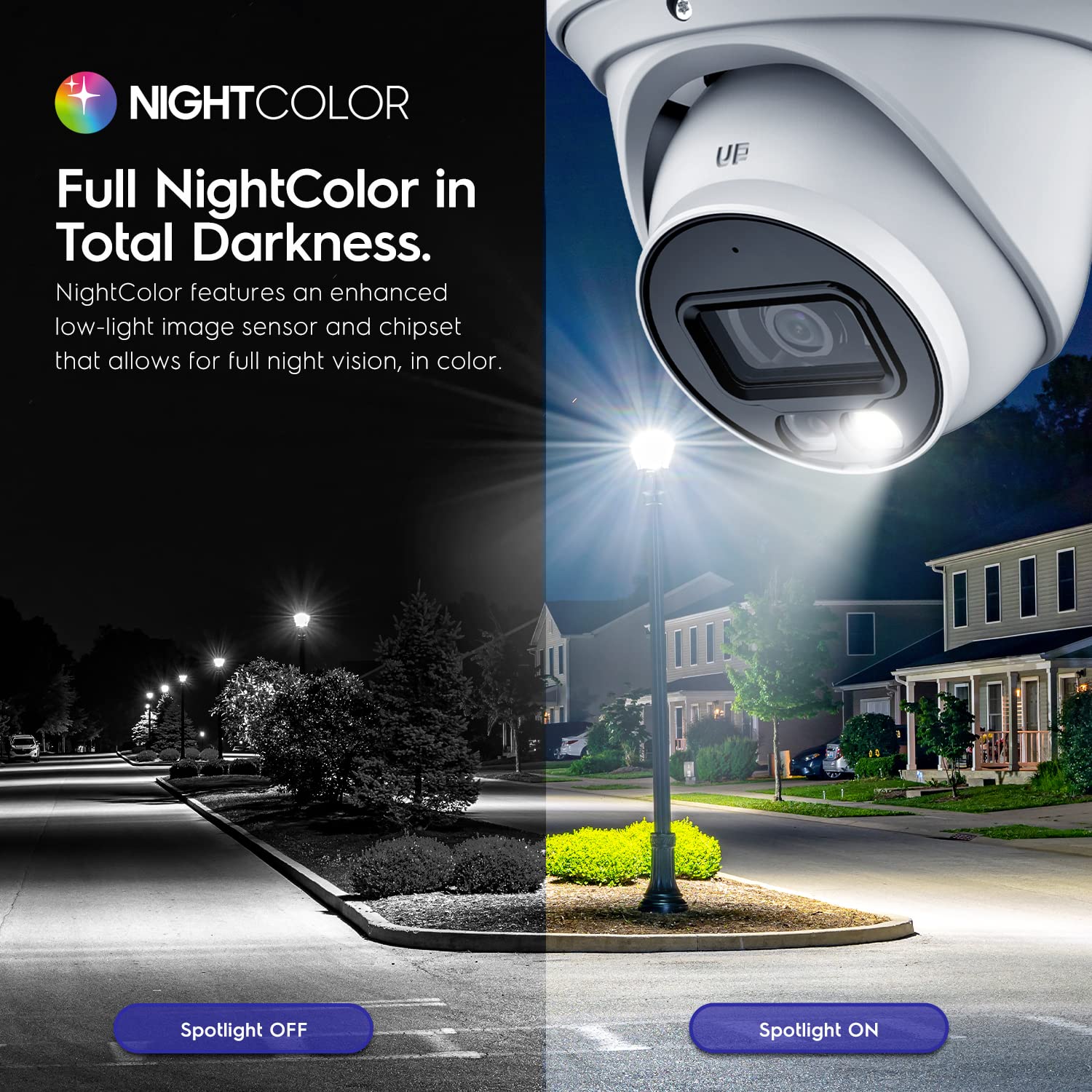 Amcrest Ultrahd 4K (8Mp) Ip Poe Ai Camera, 49Ft Nightcolor, Security Outdoor Turret Camera, Built In Microphone, Human Detection